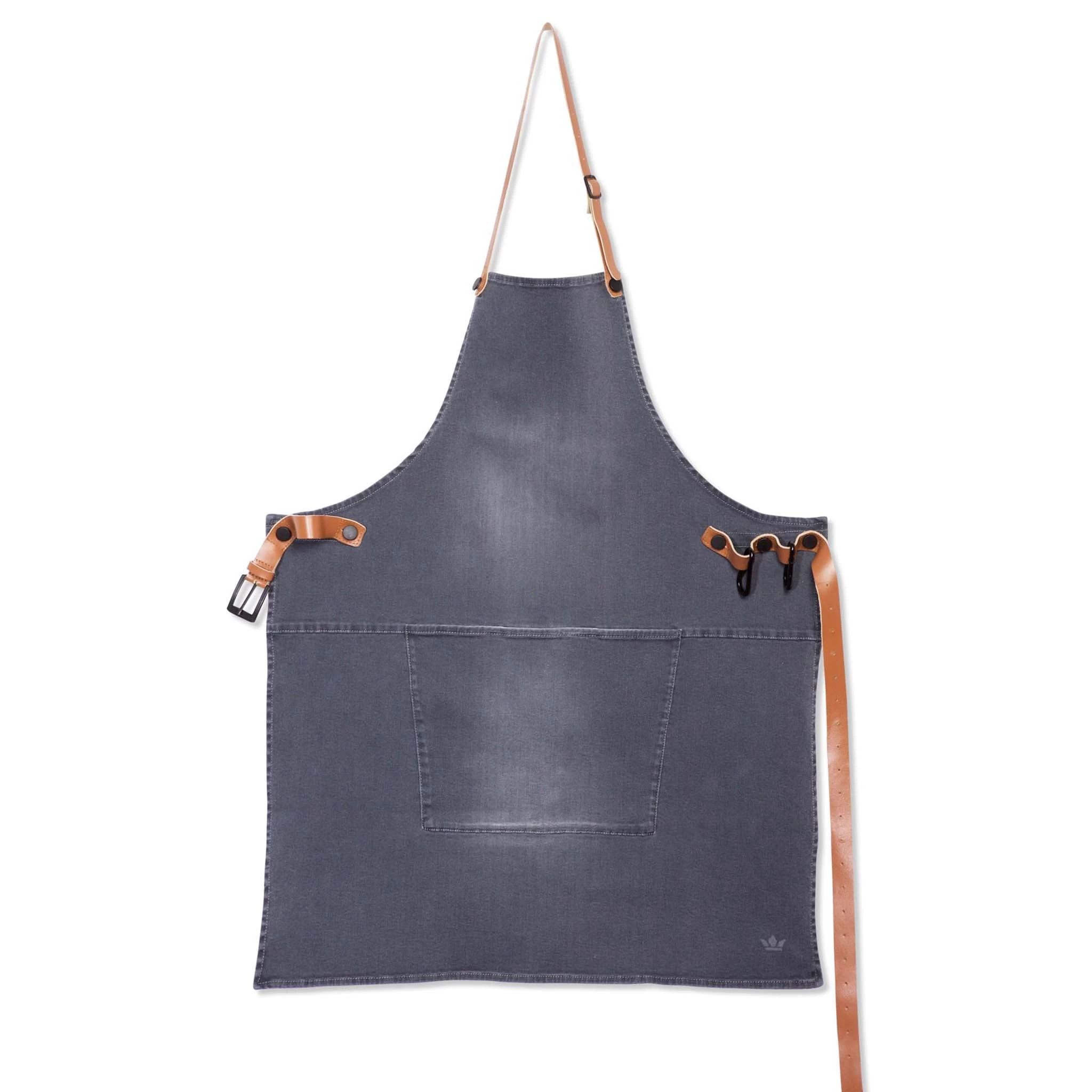 Dutchdeluxes Canvas BBQ Apron In Washed Grey 1 Dutchdeluxes Canvas BBQ Apron In Washed Grey