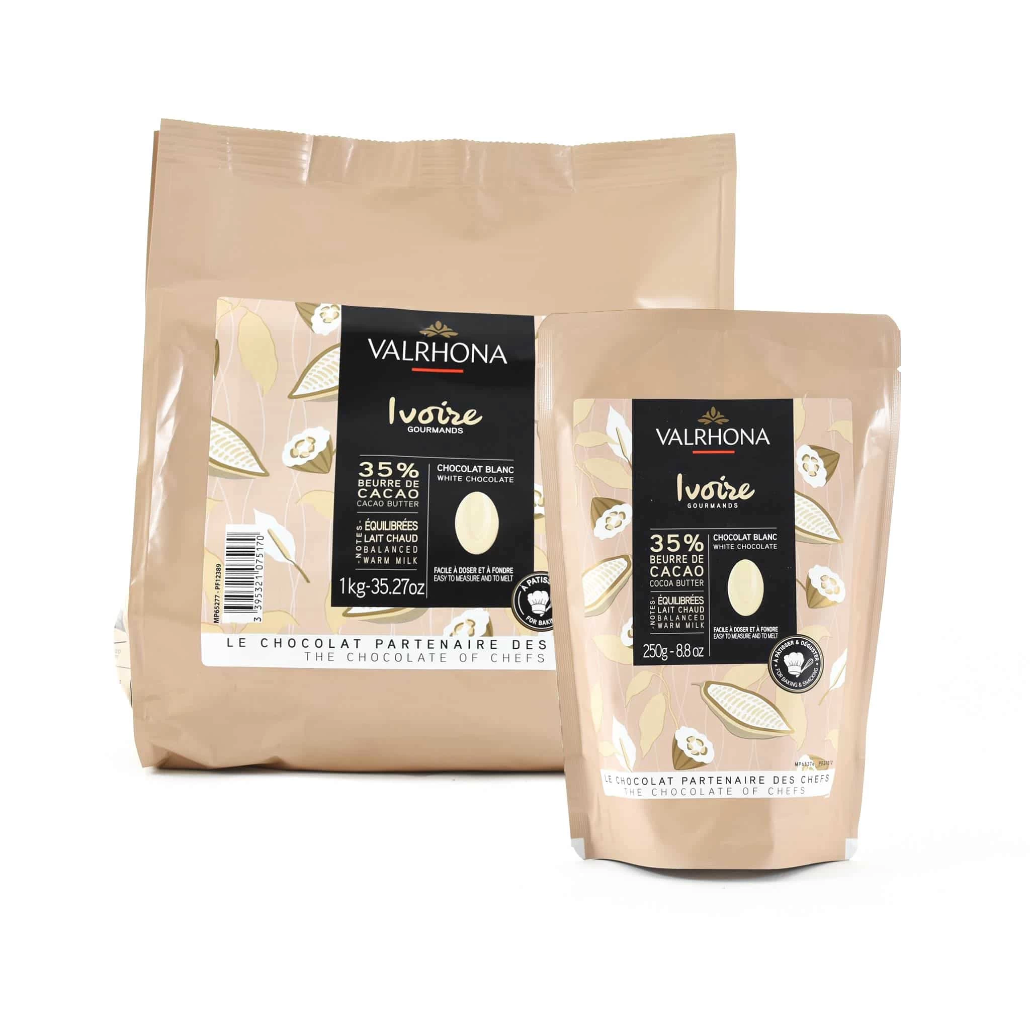 Valrhona Ivoire White Chocolate Chips 1 Valrhona Ivoire White Chocolate Chips