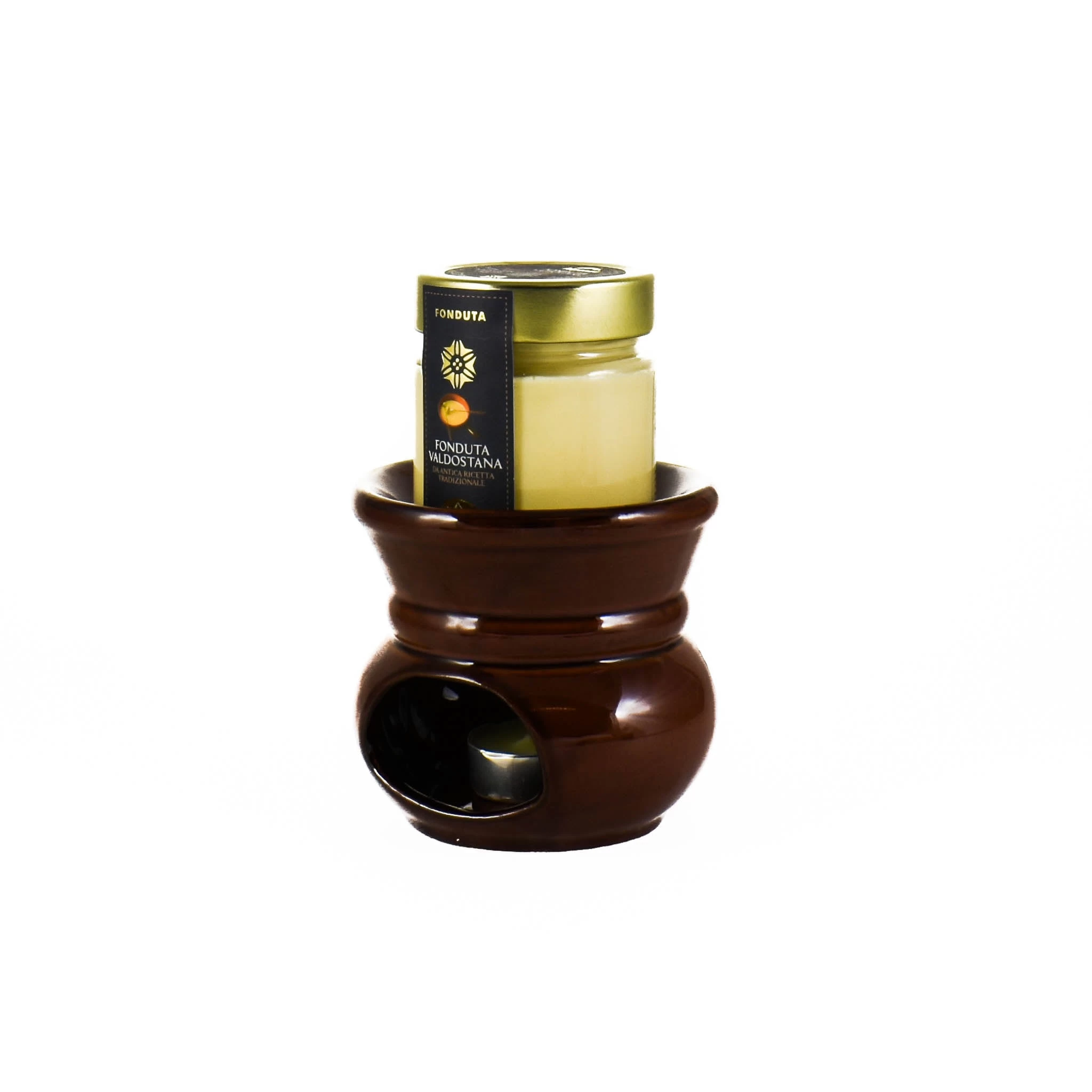 Alpenzu Aosta Valley Fondue & Burner 230g 2 Alpenzu Aosta Valley Fondue & Burner 230g - Image 2