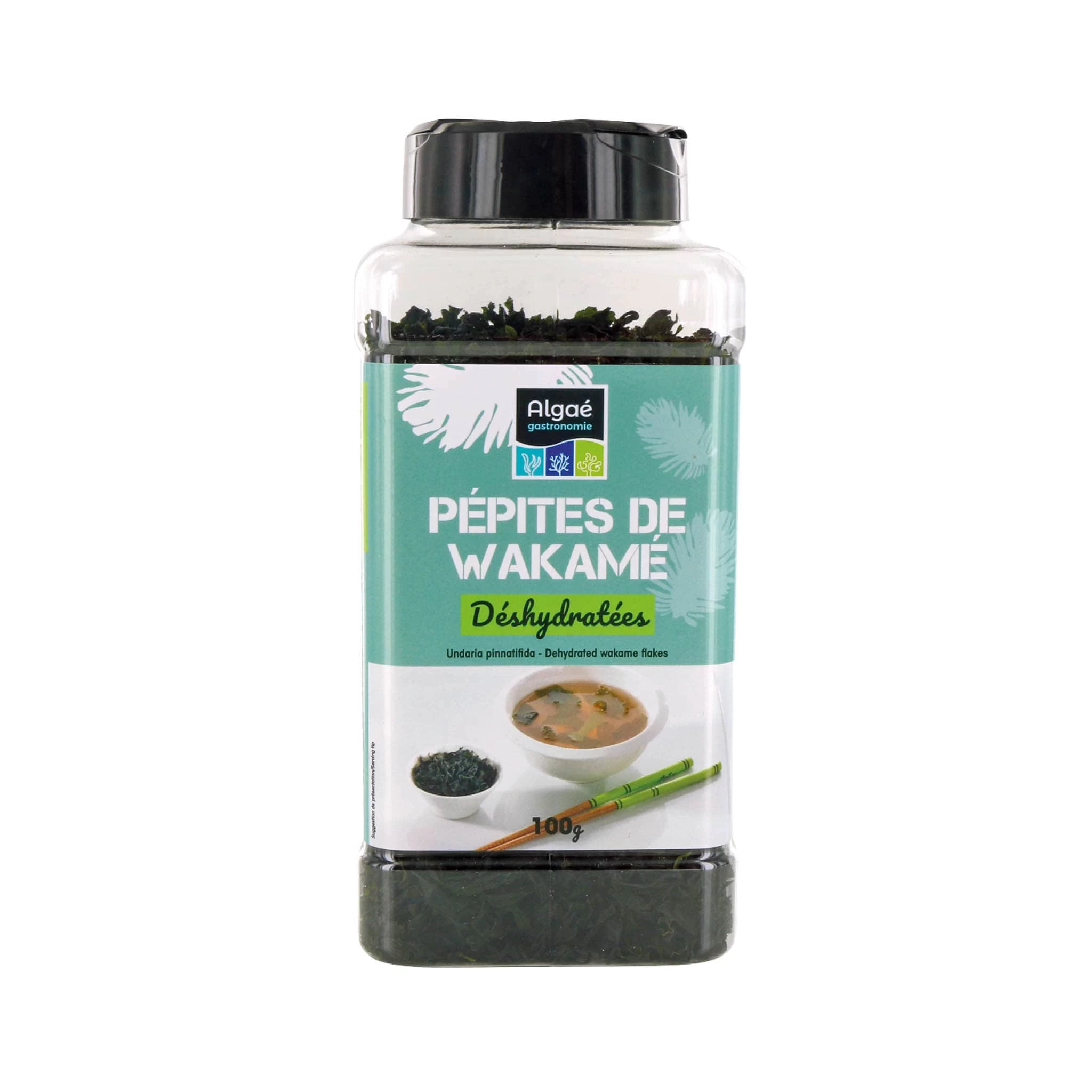 Algues Dehydrated Wakame Flakes, 100g 1 Algues Dehydrated Wakame Flakes, 100g