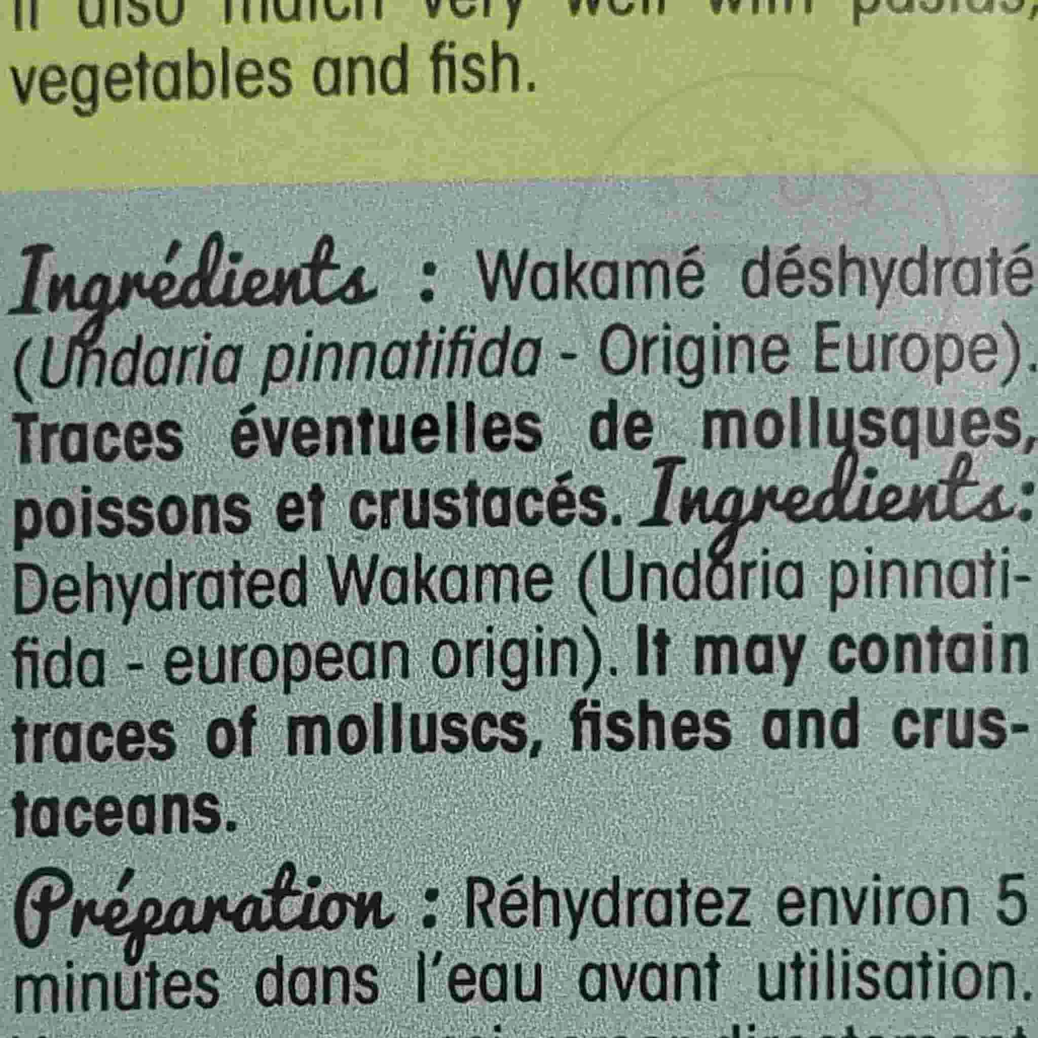 Algues Dehydrated Wakame Flakes, 100g 2 Algues Dehydrated Wakame Flakes, 100g - Image 2