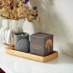 Aery Indian Sandalwood Candle, 280g 7 Aery Indian Sandalwood Candle, 280g -Sous Chef Kitchenware AY0002Life3