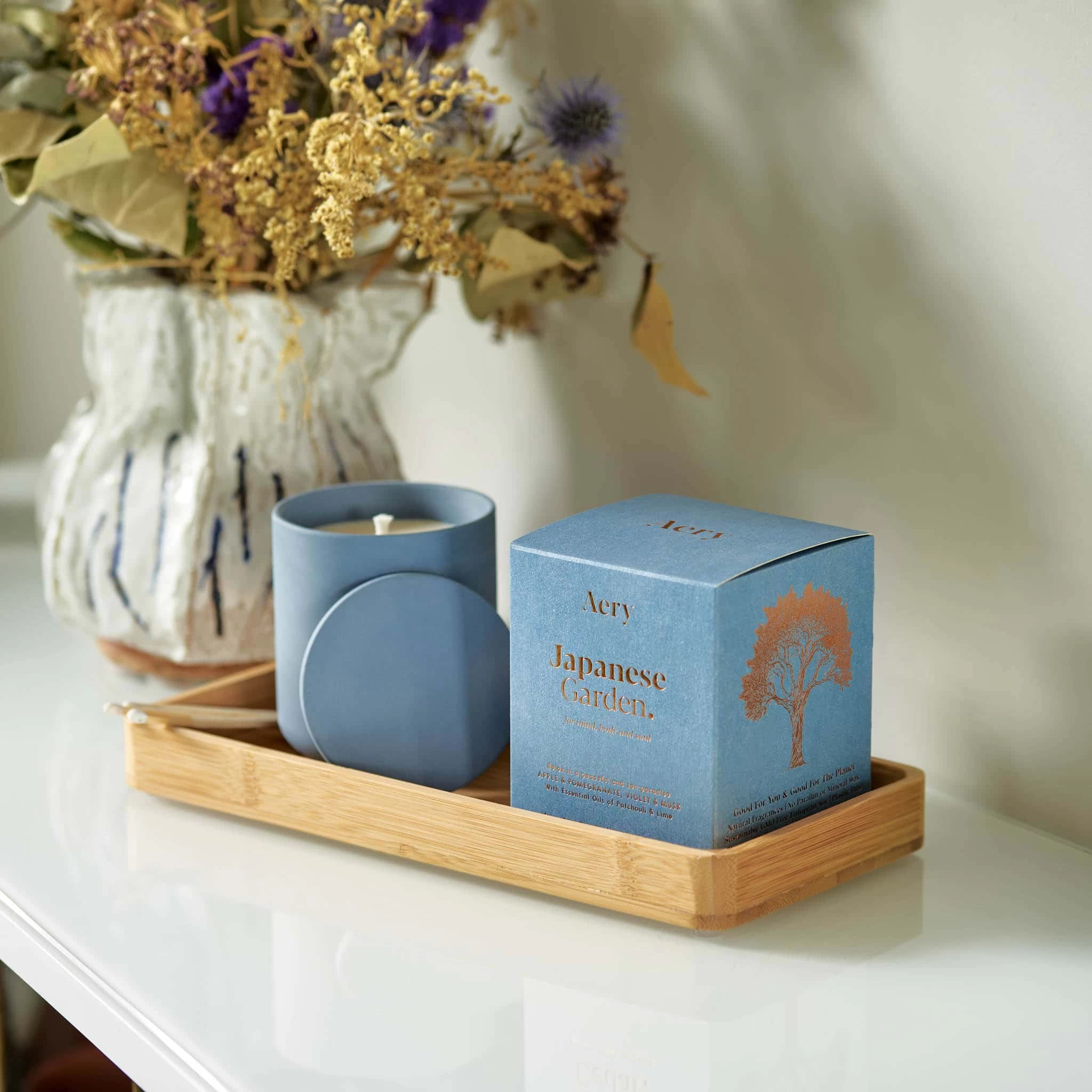 Aery Japanese Garden Candle, 280g 4 Aery Japanese Garden Candle, 280g - Image 4