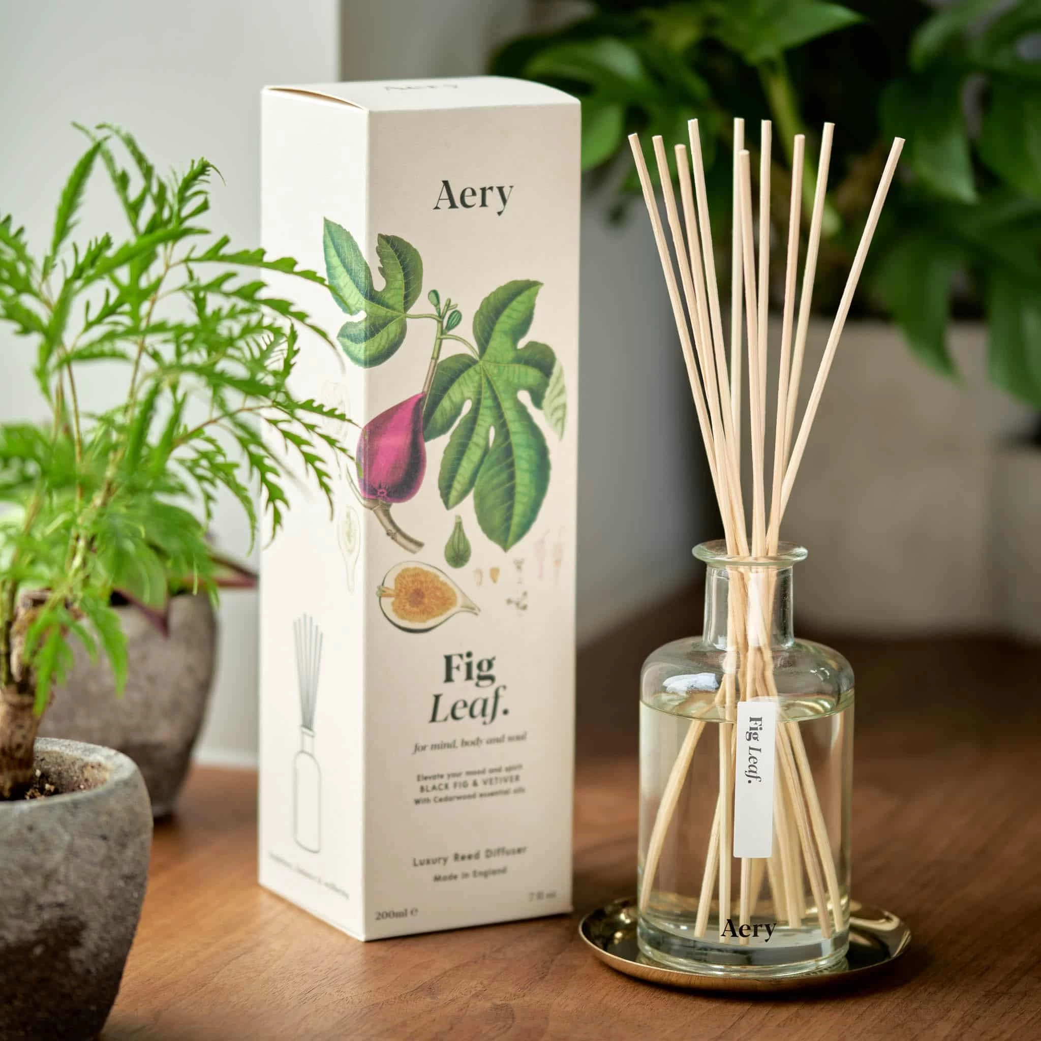 Aery Fig Leaf Diffuser, 200ml 2 Aery Fig Leaf Diffuser, 200ml - Image 2