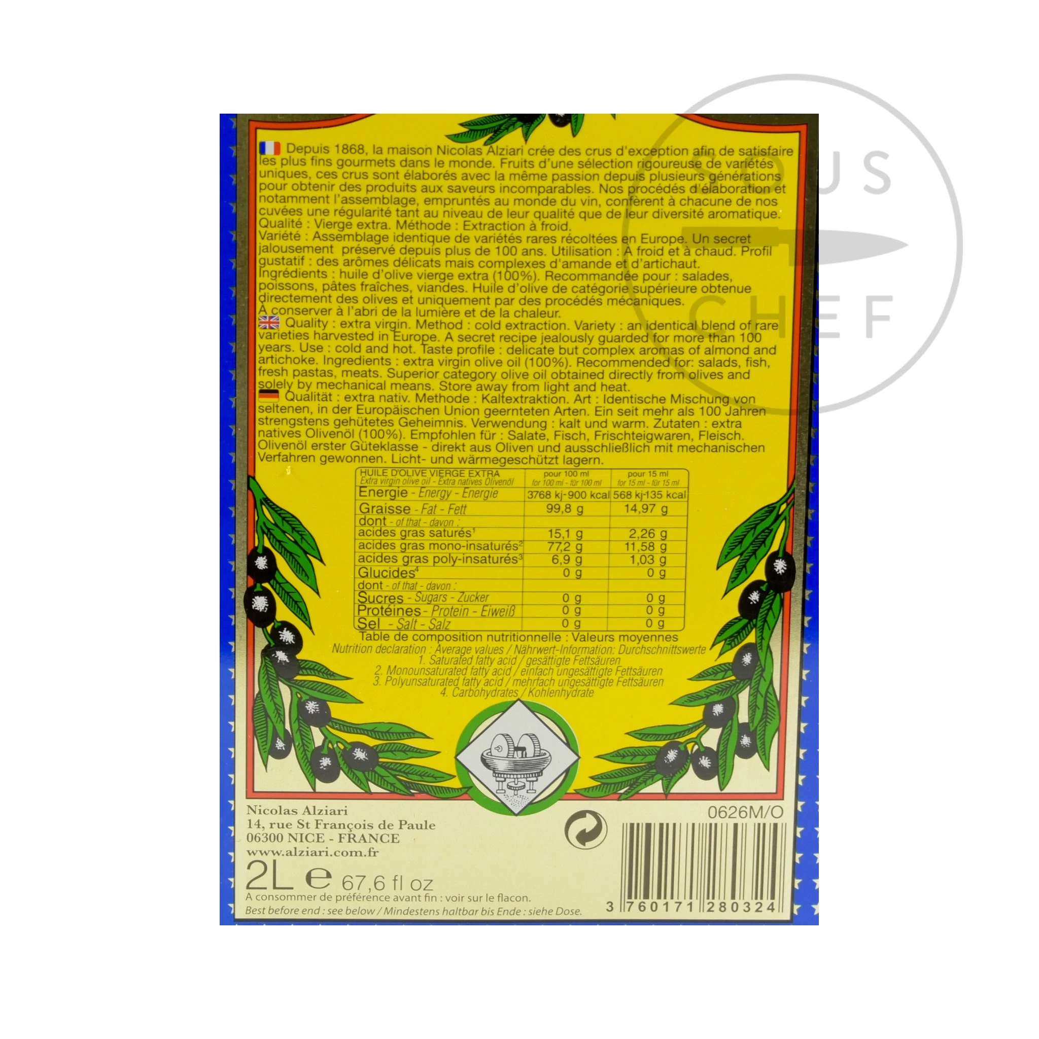 Nicolas Alziari Fruity & Soft Olive Oil 7 Nicolas Alziari Fruity & Soft Olive Oil - Image 7