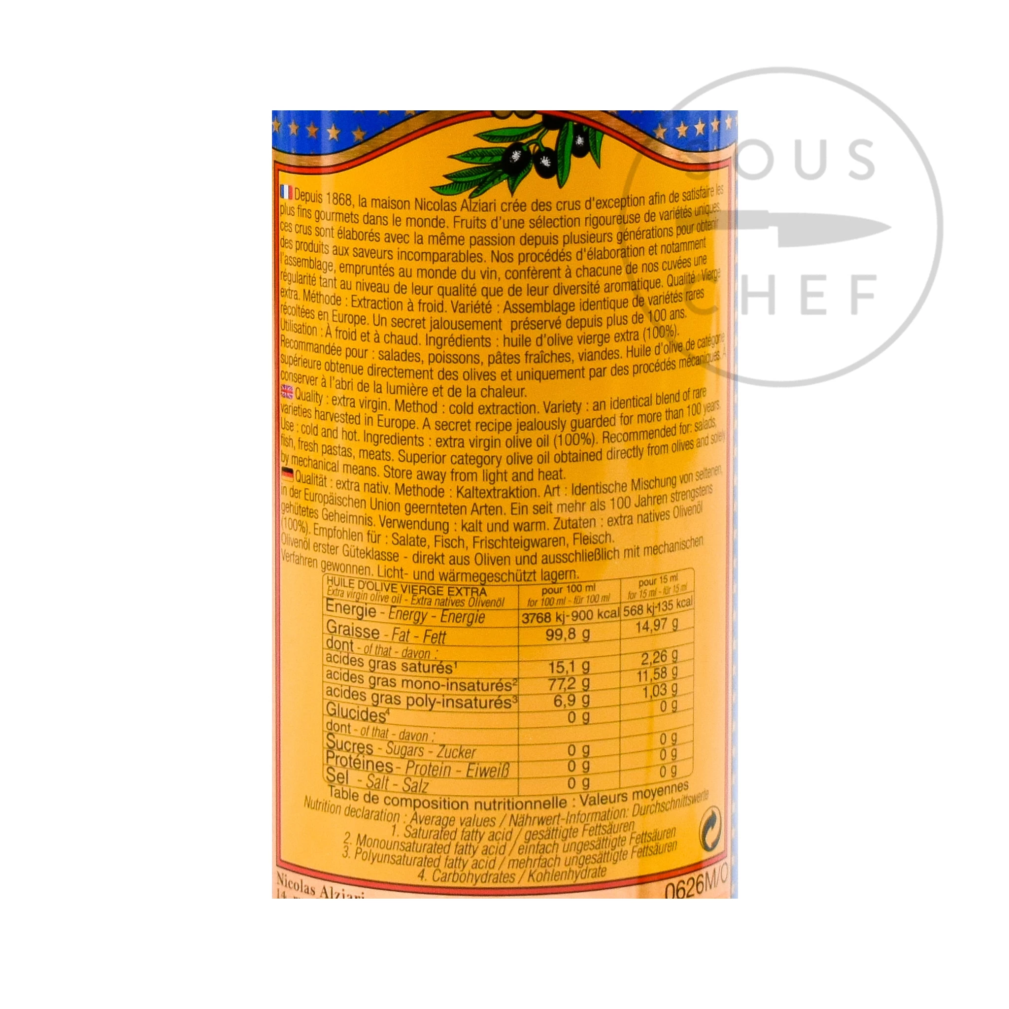 Nicolas Alziari Fruity & Soft Olive Oil 5 Nicolas Alziari Fruity & Soft Olive Oil - Image 5