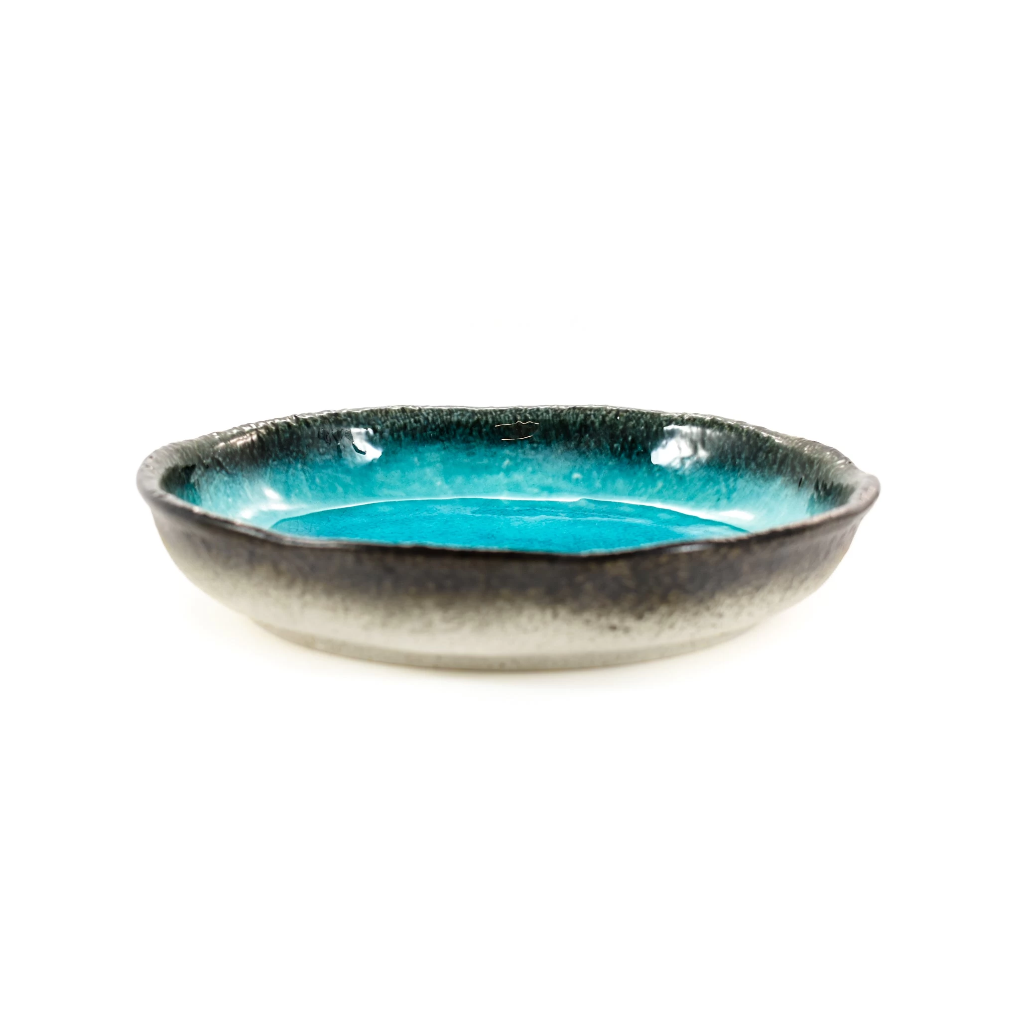Turquoise Large Round Dish 21.5cm Dia X 4cm High 3 Turquoise Large Round Dish 21.5cm Dia X 4cm High - Image 3