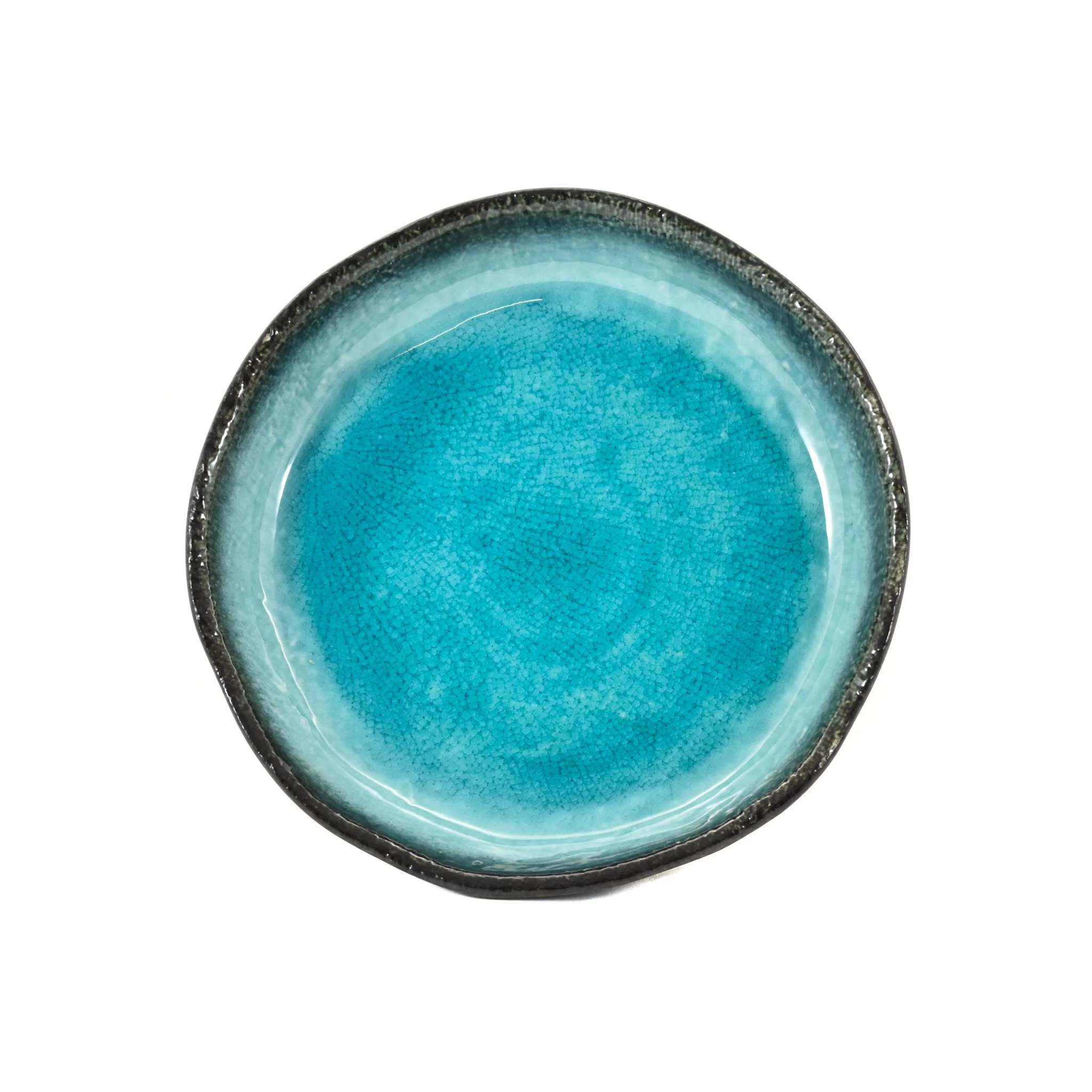 Turquoise Large Round Dish 21.5cm Dia X 4cm High 4 Turquoise Large Round Dish 21.5cm Dia X 4cm High - Image 4