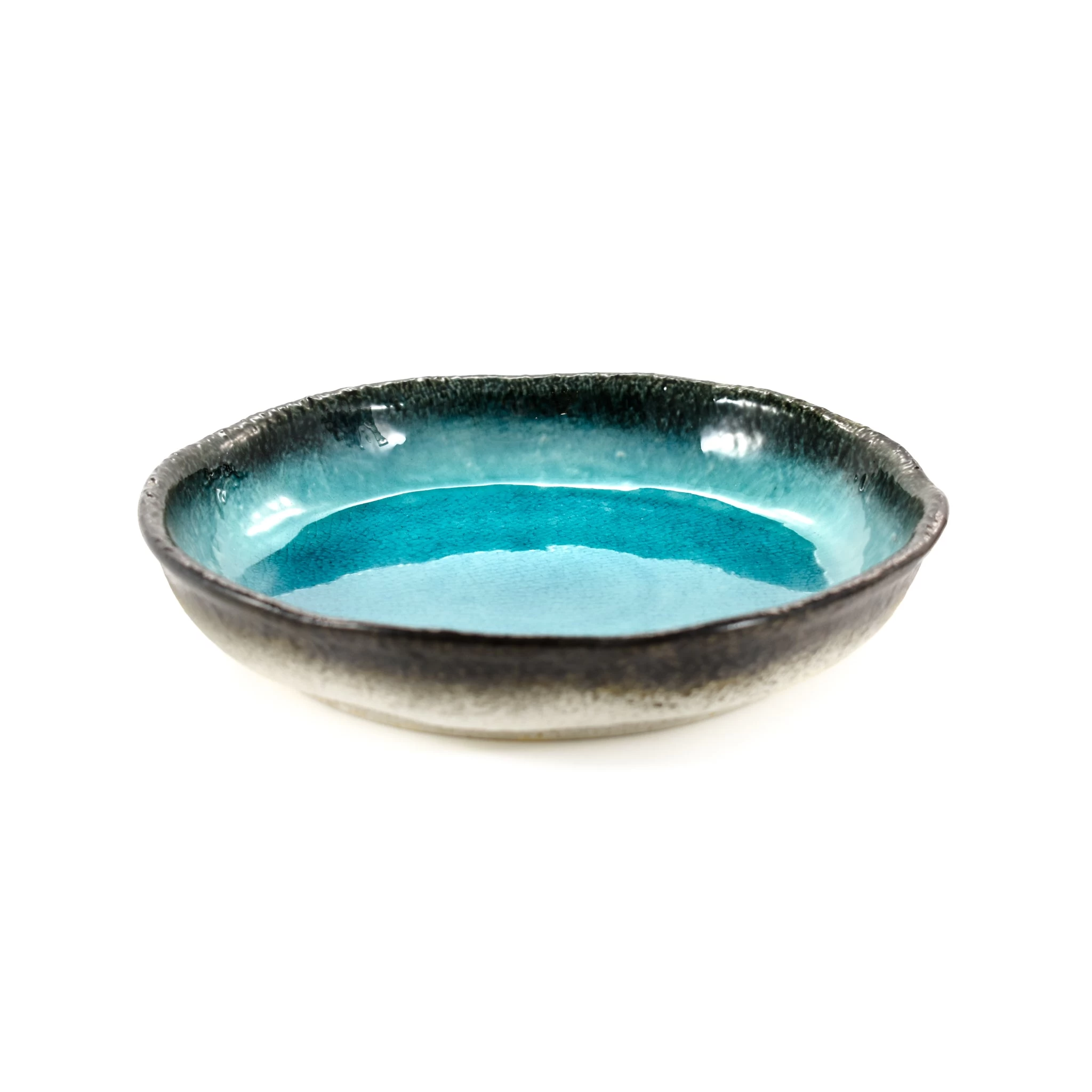 Turquoise Large Round Dish 21.5cm Dia X 4cm High 1 Turquoise Large Round Dish 21.5cm Dia X 4cm High