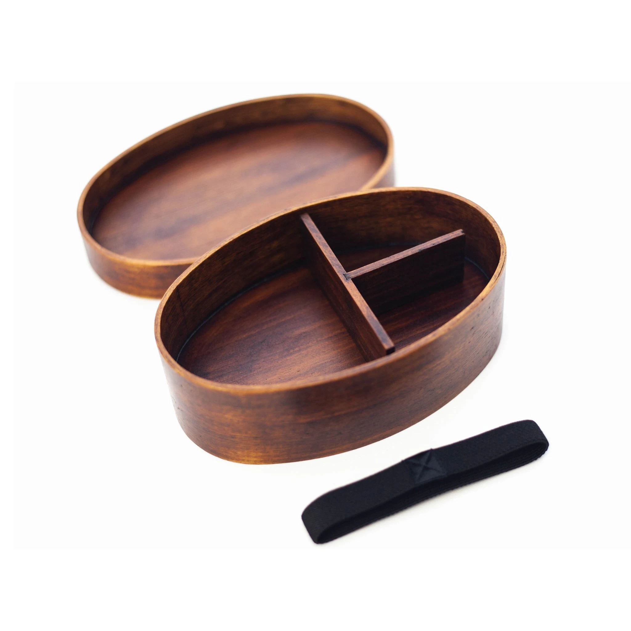 Small Wooden Bento Box, 480ml 2 Small Wooden Bento Box, 480ml - Image 2