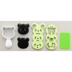 Panda Rice Mould Set 7 Panda Rice Mould Set -Sous Chef Kitchenware BC0079 PandaRiceMouldSet open