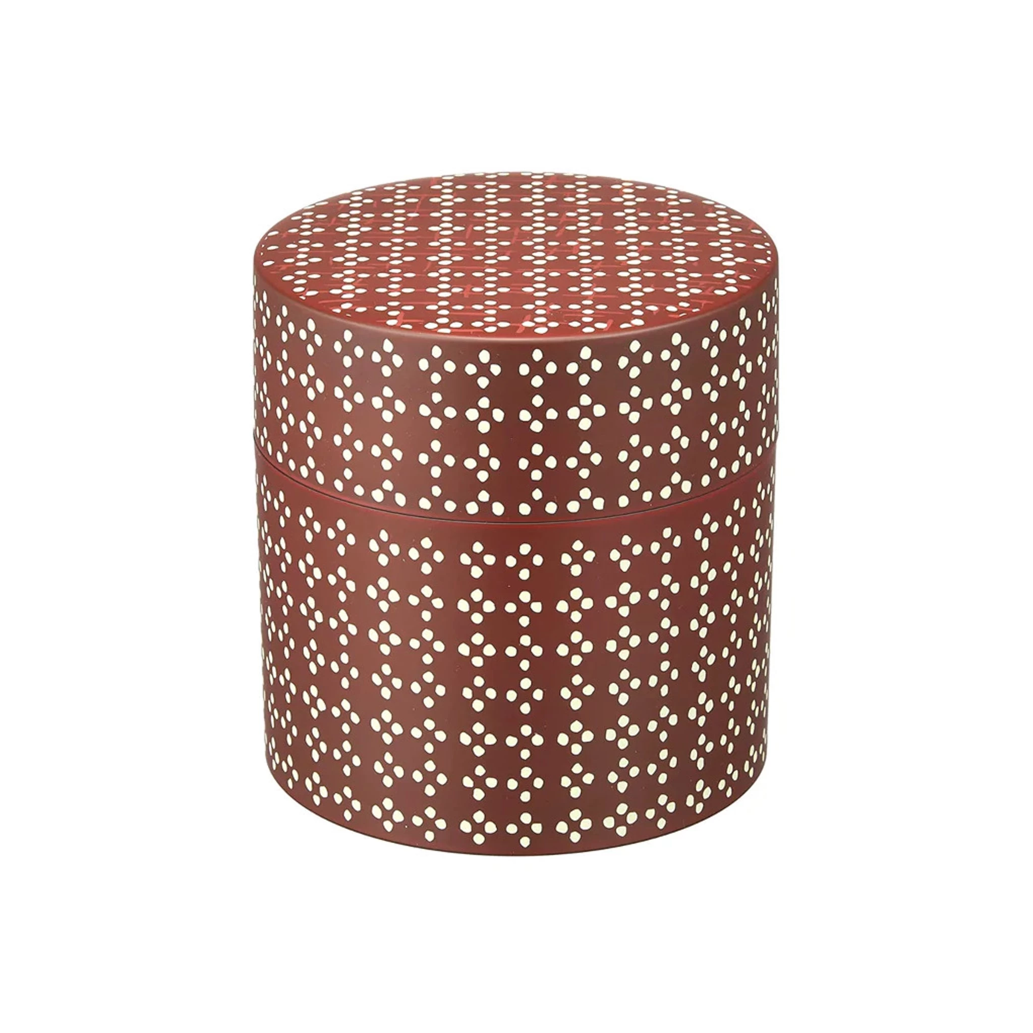 Red Pattern Fabric Tea Box, 350ml 1 Red Pattern Fabric Tea Box, 350ml