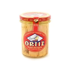 Ortiz Bonito Tuna Fillets In Olive Oil In Glass Jar 220g