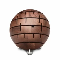 Breka Premium Walnut Knife Block, Stainless Steel Feet