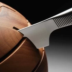 Breka Premium Walnut Knife Block, Stainless Steel Feet 5 Breka Premium Walnut Knife Block, Stainless Steel Feet -Sous Chef Kitchenware BI0001BrekaPremiumWalnutChef sKnifeBlockwithSharpeningSlot StainlessSteelFeetLifestyle