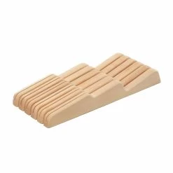 Breka Beechwood Flat Knife Block