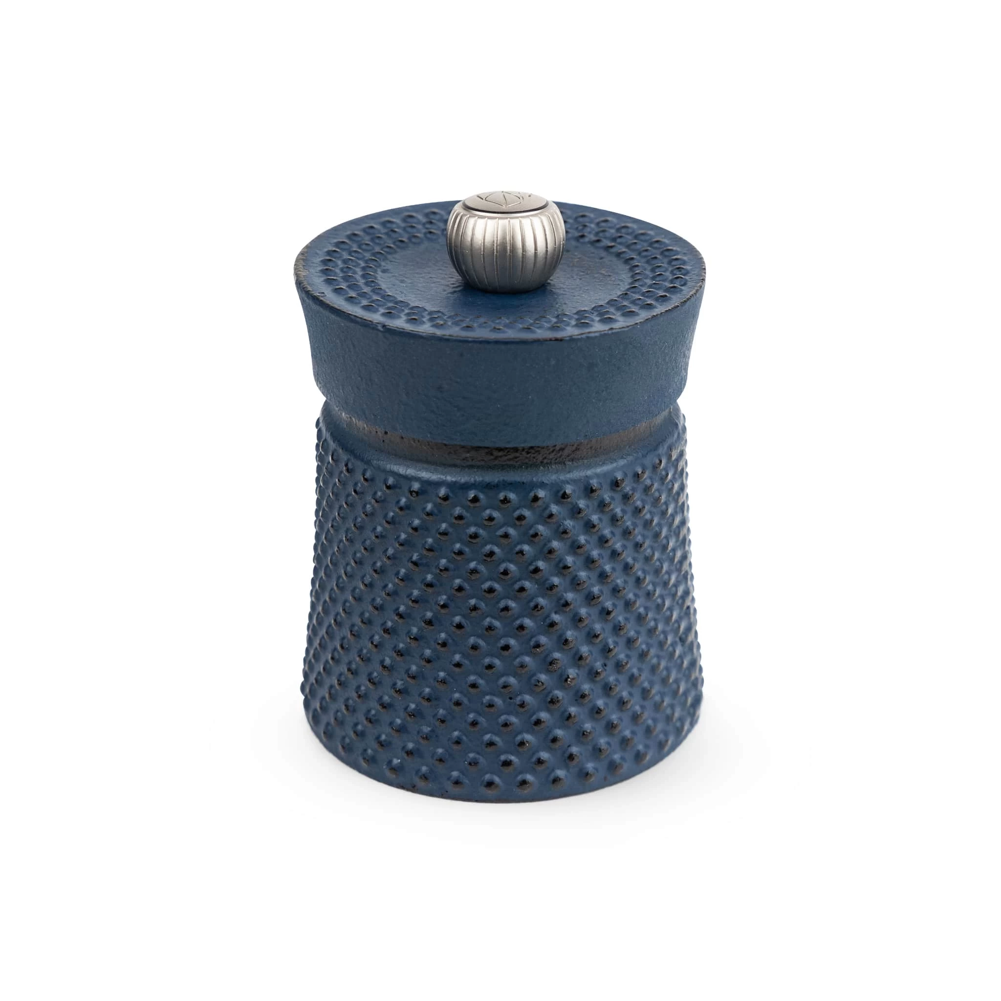 Peugeot Bali Fonte Cast Iron Pepper Mill Blue 8cm 1 Peugeot Bali Fonte Cast Iron Pepper Mill Blue 8cm