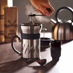 Peugeot Paris Press Coffee Mill And French Press 15cm 5 Peugeot Paris Press Coffee Mill And French Press 15cm -Sous Chef Kitchenware BM0025 PeugeotParisPressCoffeMillandFrenchPress15cm lifestyle2