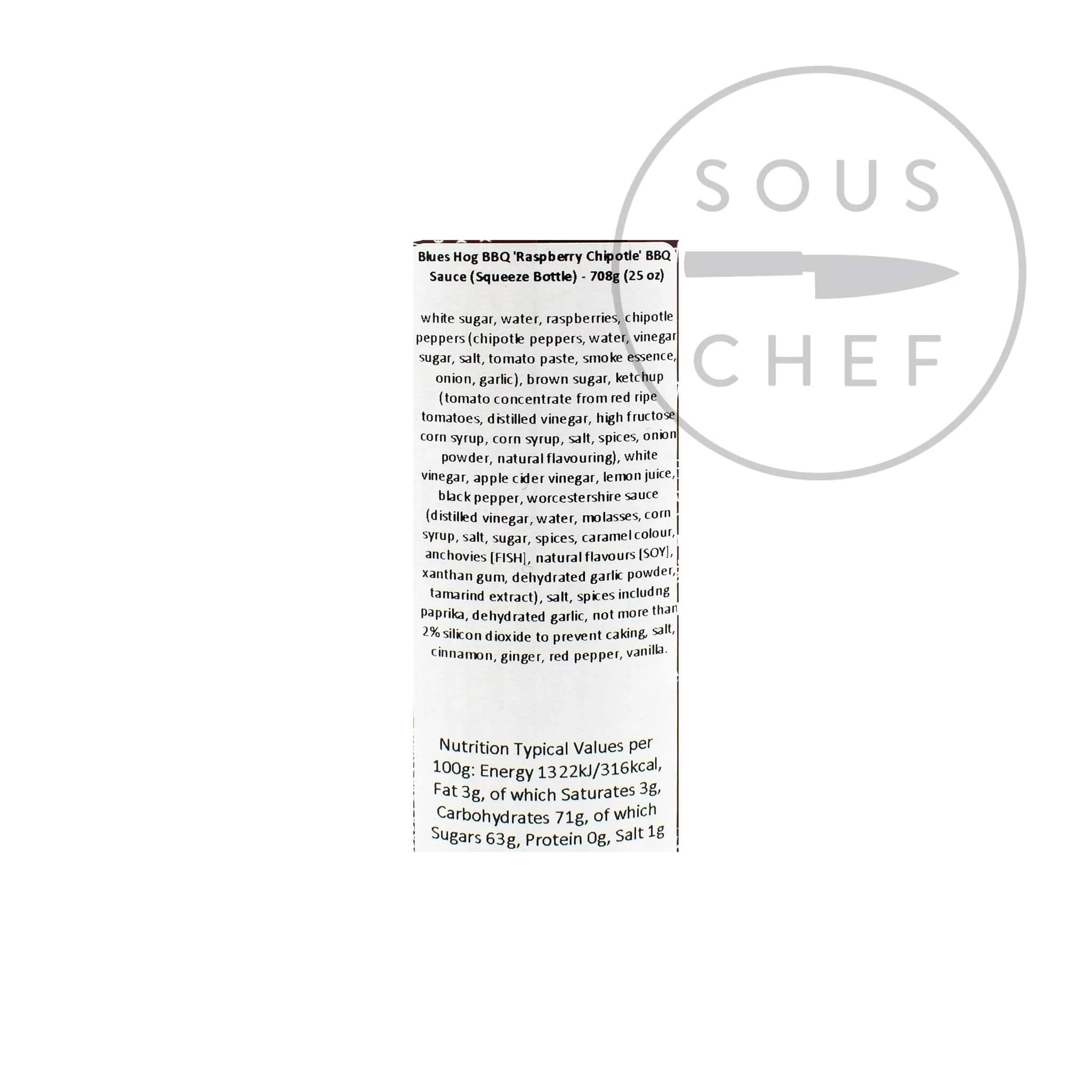 Blues Hog Raspberry Chipotle BBQ Sauce 708g 2 Blues Hog Raspberry Chipotle BBQ Sauce 708g - Image 2