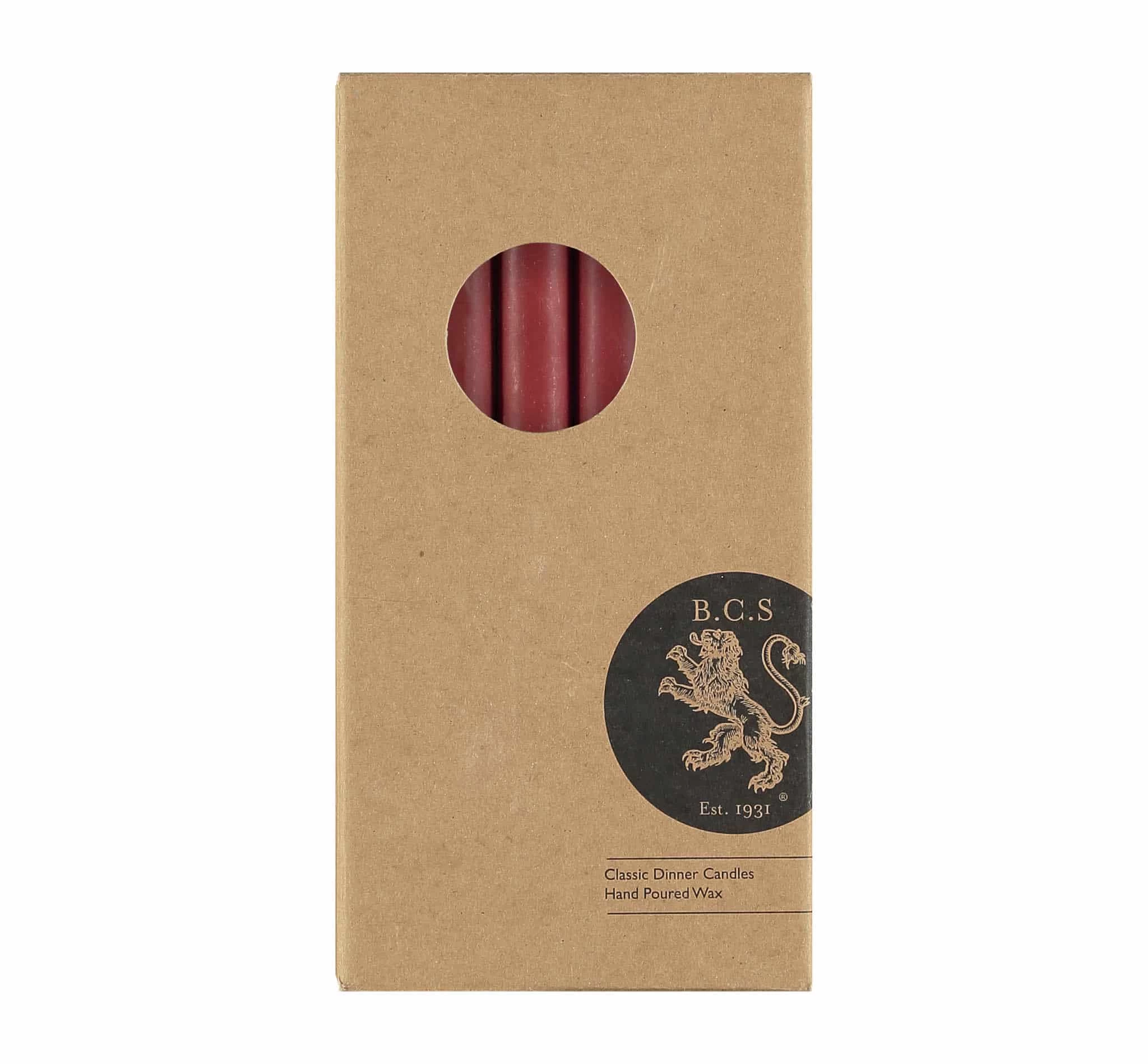 Set Of 6 Red Dinner Candles 2 Set Of 6 Red Dinner Candles - Image 2