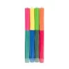 Set Of 4 Twisted Colour Block Candles, Bright Tones
