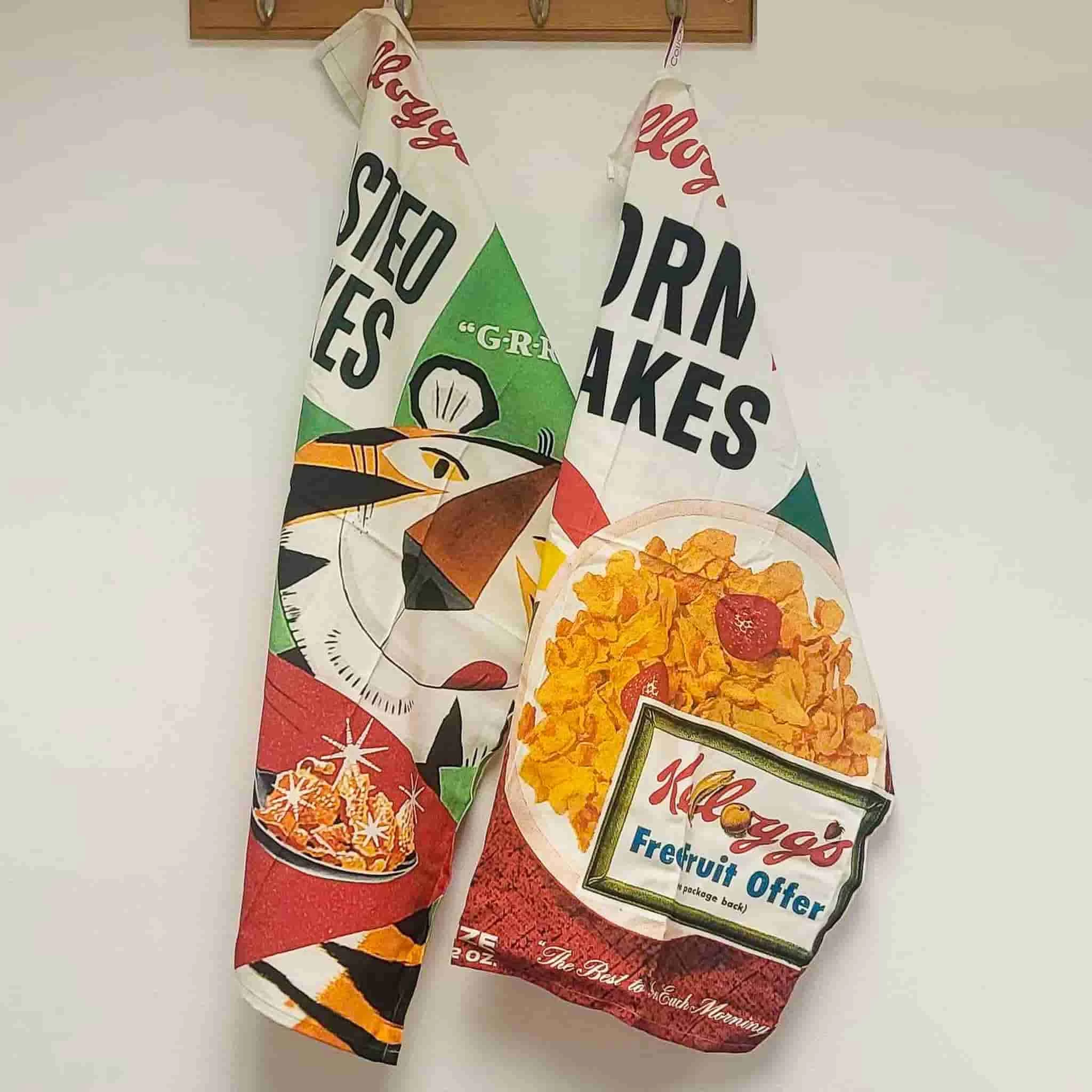 Kellogg's Original Corn Flakes & Frosted Flakes Tea Towels With Gift Box 4 Kellogg's Original Corn Flakes & Frosted Flakes Tea Towels With Gift Box - Image 4