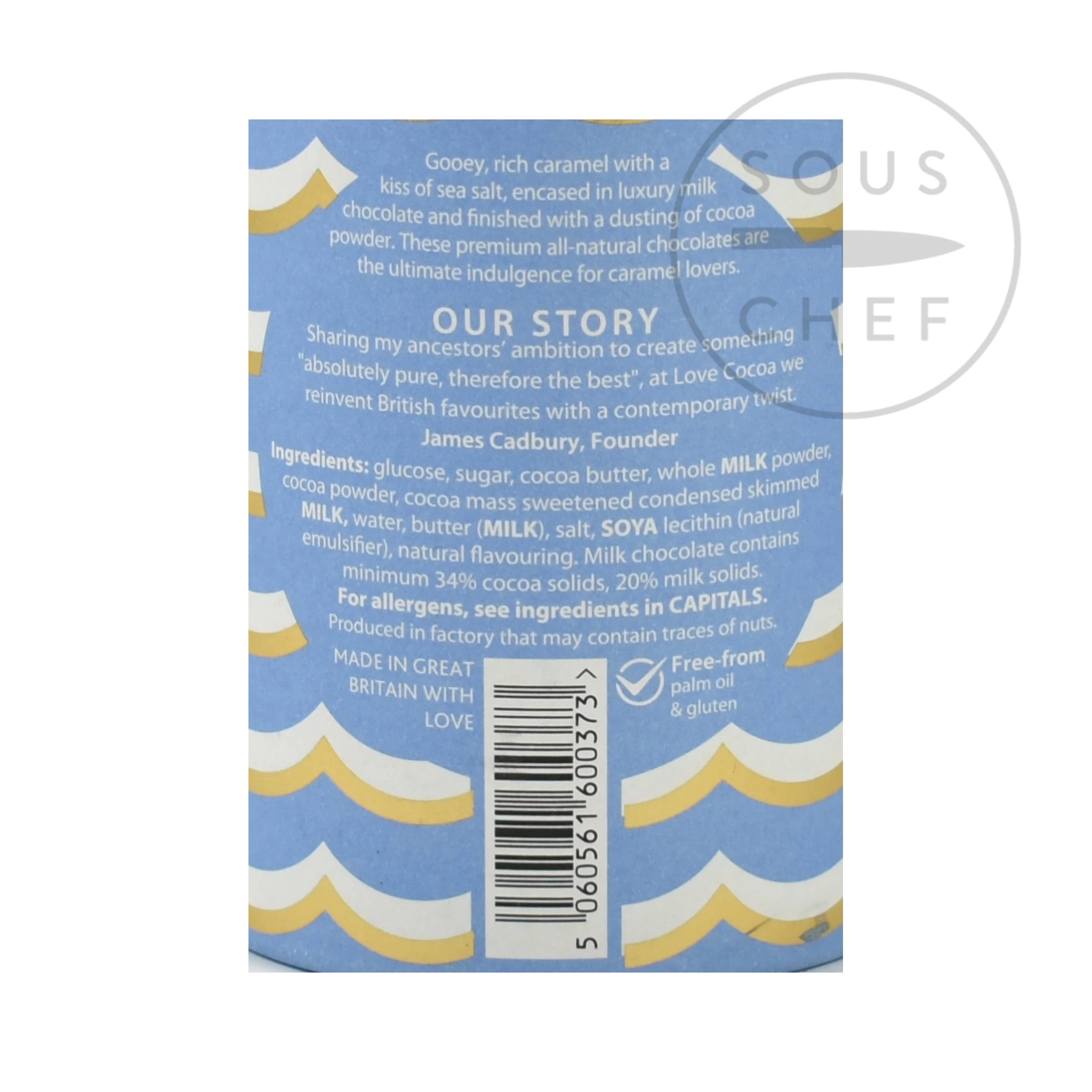 Love Cocoa Salted Caramel Truffles Luxury Gift Box, 150g 3 Love Cocoa Salted Caramel Truffles Luxury Gift Box, 150g - Image 3