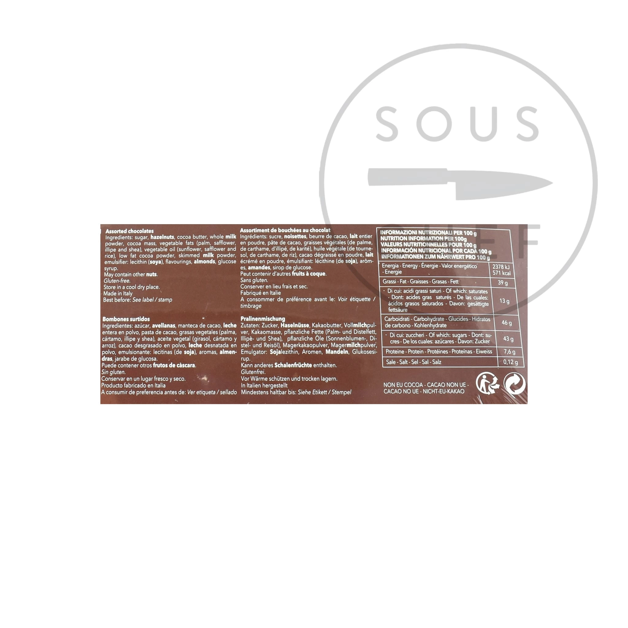 Caffarel Hazelnut Creations Italian Selection Box, 160g 2 Caffarel Hazelnut Creations Italian Selection Box, 160g - Image 2