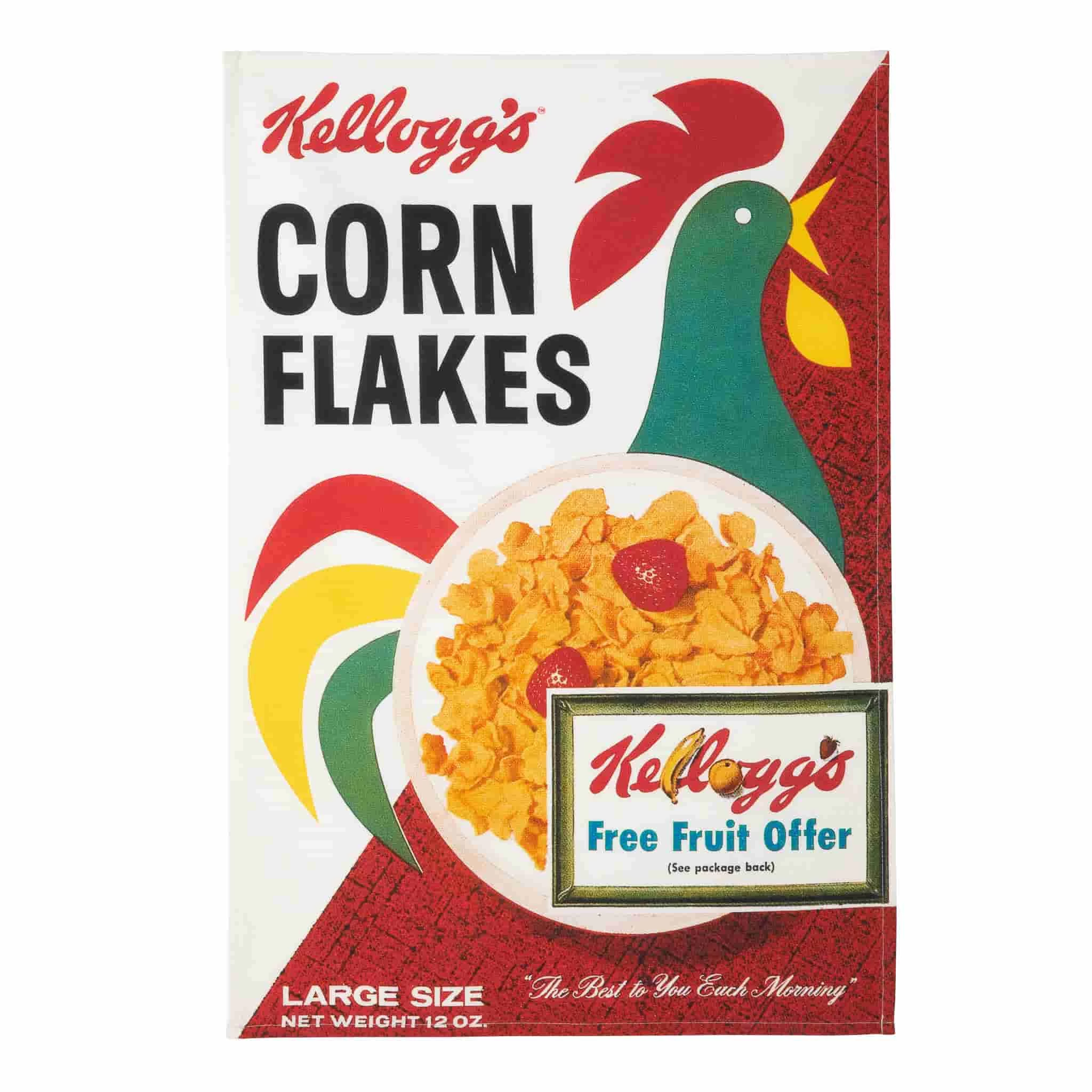 Kellogg's Original Corn Flakes & Frosted Flakes Tea Towels With Gift Box 2 Kellogg's Original Corn Flakes & Frosted Flakes Tea Towels With Gift Box - Image 2