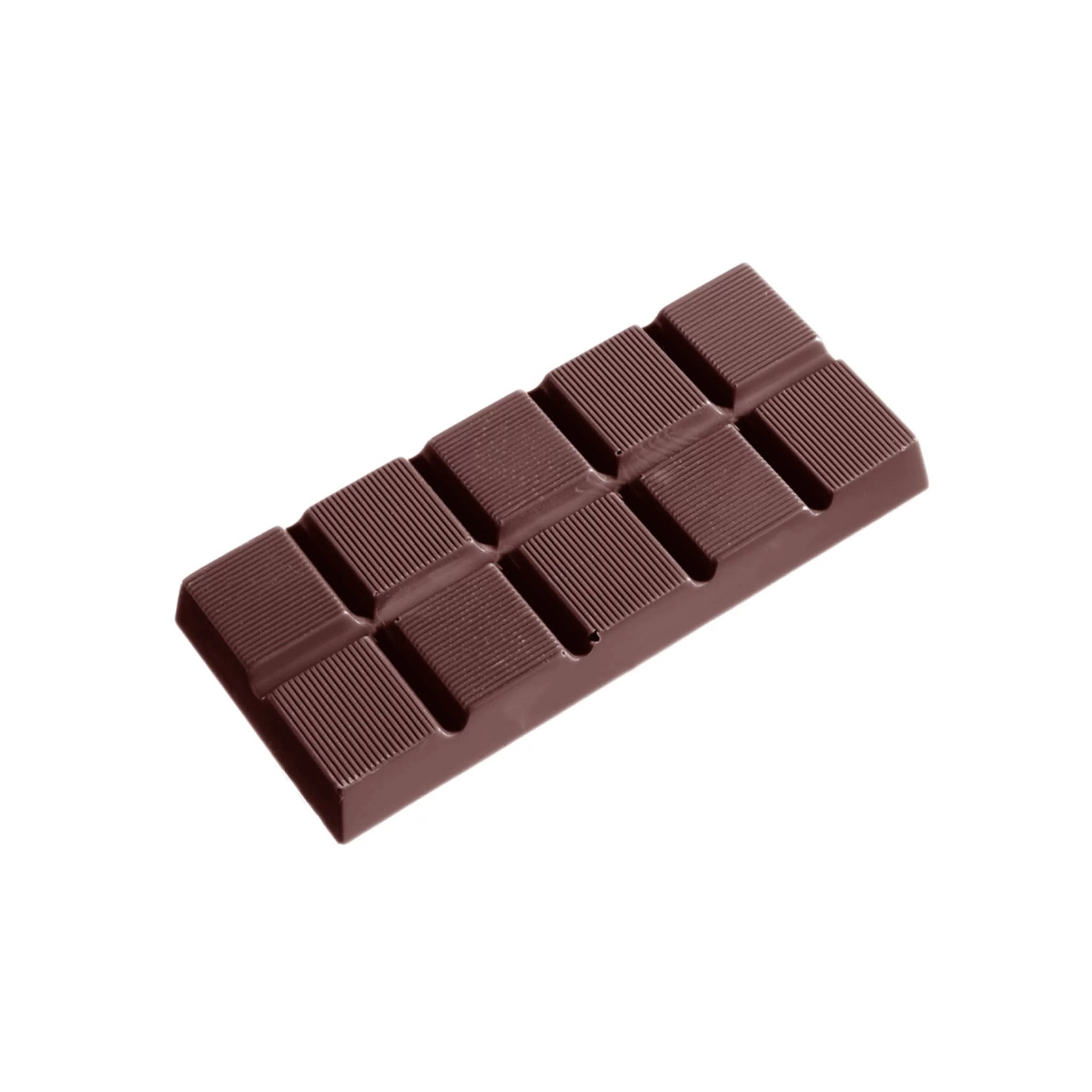 Ribbed Tablet Chocolate Tray Mould, 117x50x7mm 2 Ribbed Tablet Chocolate Tray Mould, 117x50x7mm - Image 2