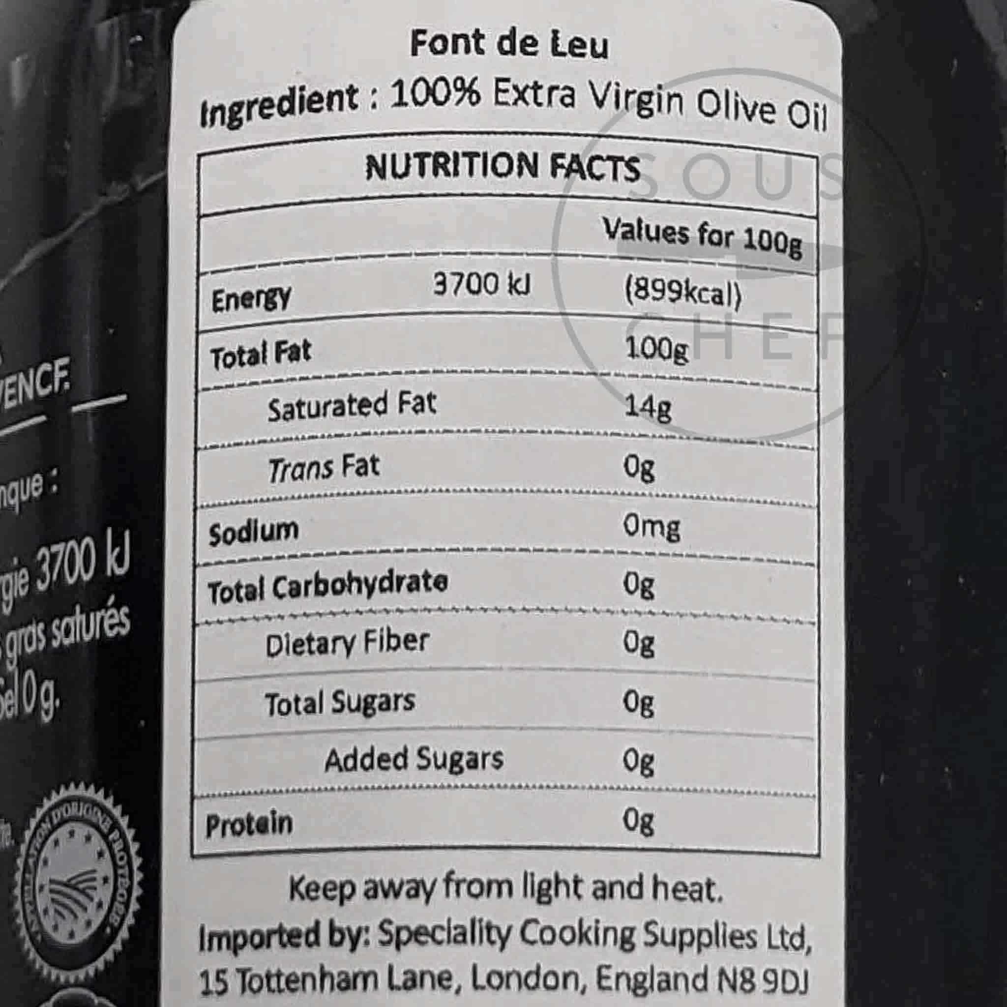 Chateau Calissanne Provence Green Fruity Extra Virgin Olive Oil, 250ml 2 Chateau Calissanne Provence Green Fruity Extra Virgin Olive Oil, 250ml - Image 2