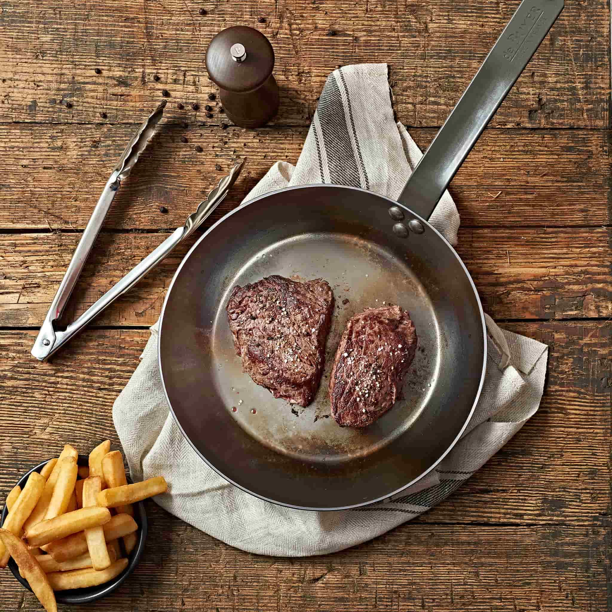 De Buyer Mineral B Frying Pan 24cm 3 De Buyer Mineral B Frying Pan 24cm - Image 3