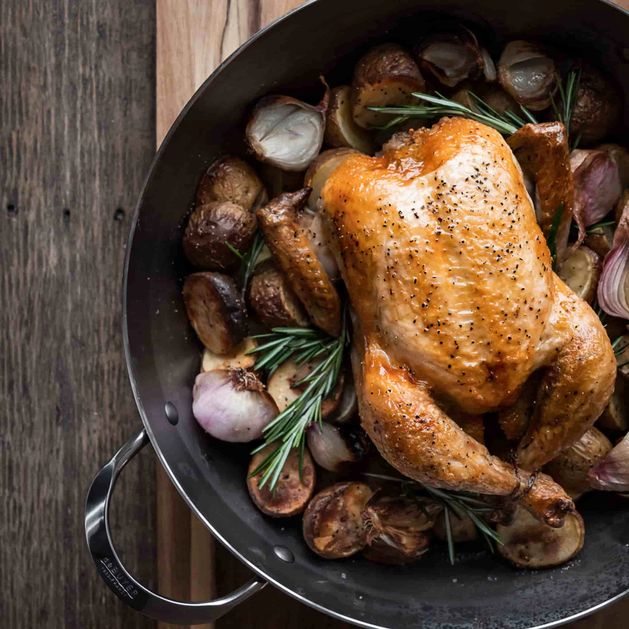 De Buyer Mineral B Country Frying Pan With 2 Handles 32cm 2 De Buyer Mineral B Country Frying Pan With 2 Handles 32cm - Image 2