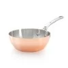 De Buyer Inocuivre Conical Copper Saute Pan With Stainless Steel Handle 20cm