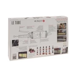 De Buyer 'Le Tube' Pro Pastry Syringe 15 De Buyer 'Le Tube' Pro Pastry Syringe -Sous Chef Kitchenware DB0190 DeBuyer LeTube ProPastrySyringe packaging 1