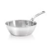 De Buyer Affinity Stainless Steel Curved Saute Pan 24cm