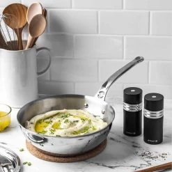 De Buyer Affinity Stainless Steel Curved Saute Pan 24cm 5 De Buyer Affinity Stainless Steel Curved Saute Pan 24cm -Sous Chef Kitchenware DB0215 DeBuyerAffinityStainlessSteelCurvedSautePan24cm LS2