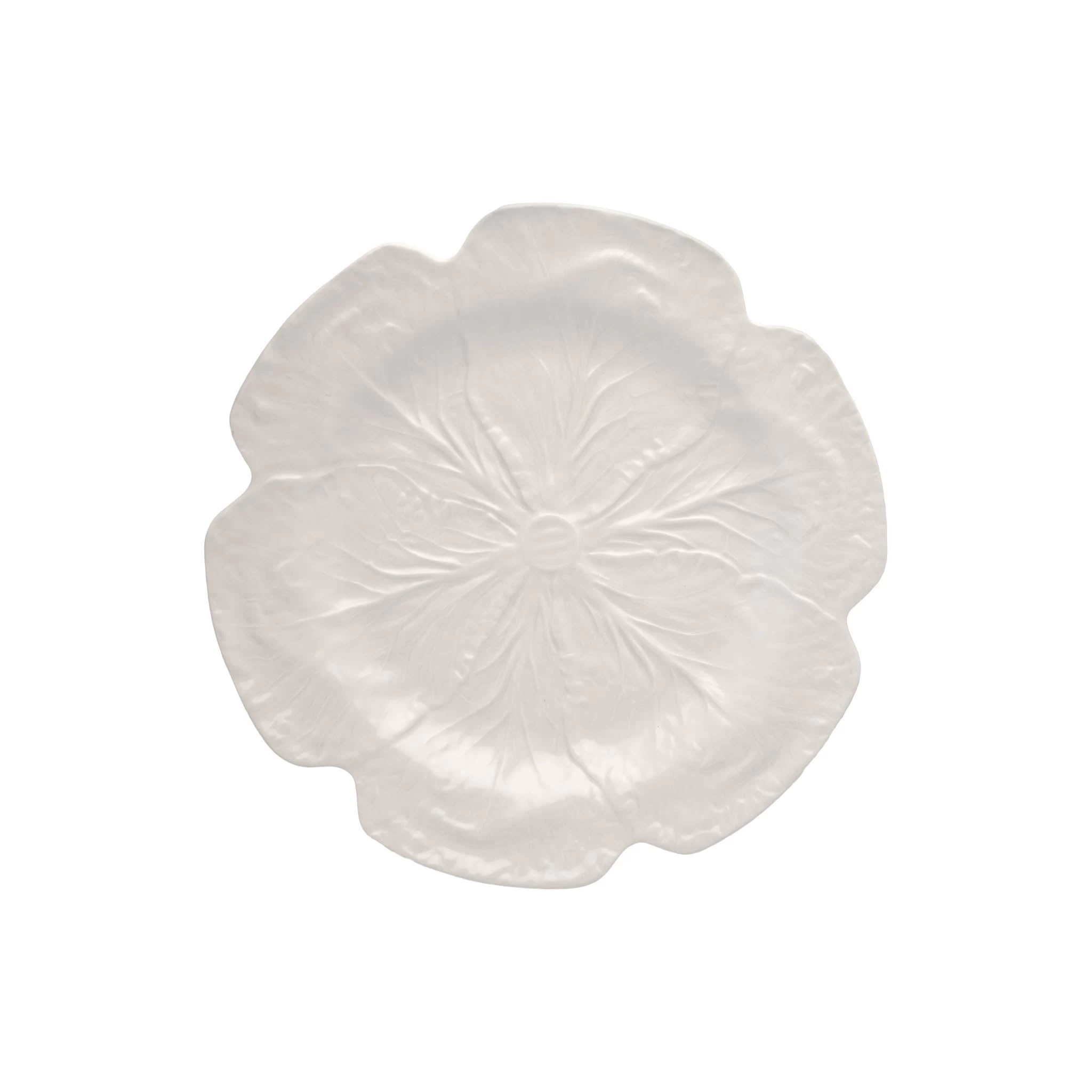 Bordallo Pinheiro White Cabbage Charger Plate 30.5cm 1 Bordallo Pinheiro White Cabbage Charger Plate 30.5cm