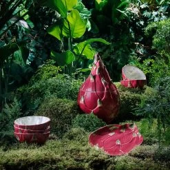 Bordallo Pinheiro Tropical Fruits Dragon Fruit Centrepiece Bowl, 20x21x35cm, 3.5L 6 Bordallo Pinheiro Tropical Fruits Dragon Fruit Centrepiece Bowl, 20x21x35cm, 3.5L -Sous Chef Kitchenware DC0201BordalloPinheiroTropicalFruitsDragonfruitCenterpieceBowl 3.5L Lifestyle2