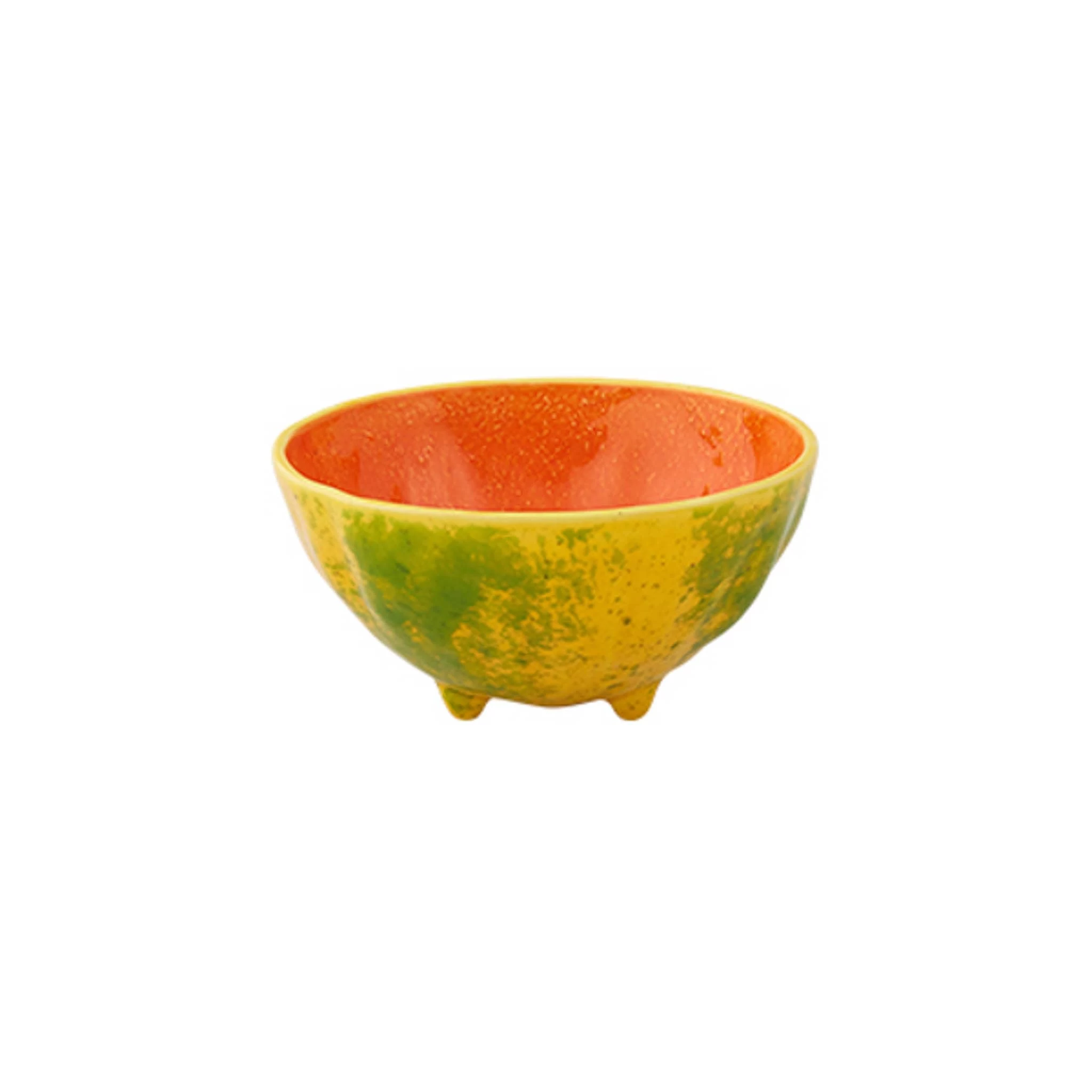 Bordallo Pinheiro Tropical Fruits Papaya Small Bowl, 14x14cm 1 Bordallo Pinheiro Tropical Fruits Papaya Small Bowl, 14x14cm