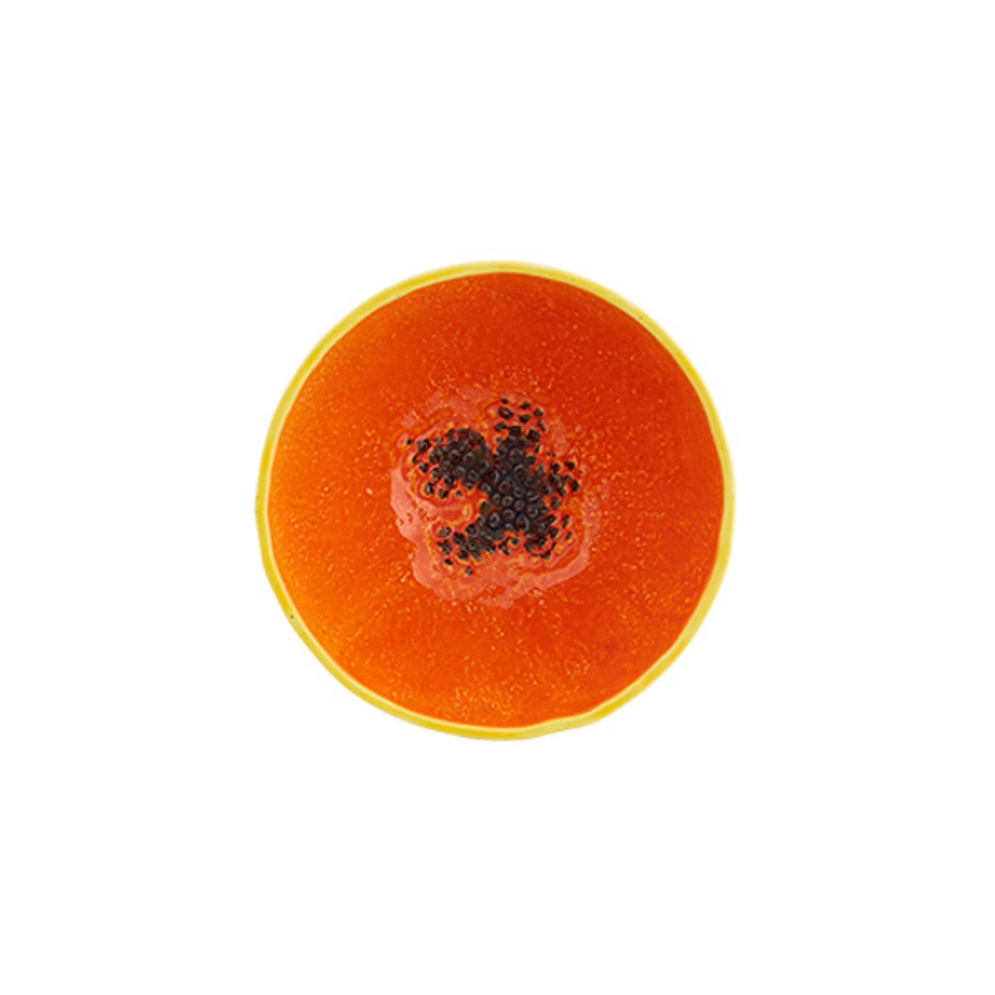 Bordallo Pinheiro Tropical Fruits Papaya Small Bowl, 14x14cm 2 Bordallo Pinheiro Tropical Fruits Papaya Small Bowl, 14x14cm - Image 2