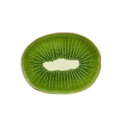 Bordallo Pinheiro Tropical Fruits Kiwi Serving Platter, 40x31cm