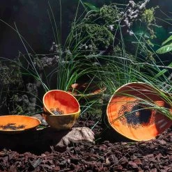 Bordallo Pinheiro Tropical Fruits Papaya Small Bowl, 14x14cm 5 Bordallo Pinheiro Tropical Fruits Papaya Small Bowl, 14x14cm -Sous Chef Kitchenware DC0207BordalloPinheiroTropicalFruitsServingPlatter PapayaLifestyle