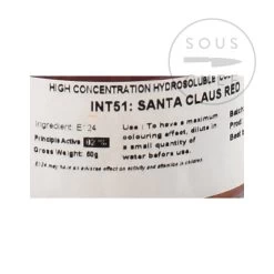 Intense Santa Claus Red Food Colour 50g 5 Intense Santa Claus Red Food Colour 50g -Sous Chef Kitchenware DE0040 IntenseSantaClausRedFoodColour 1