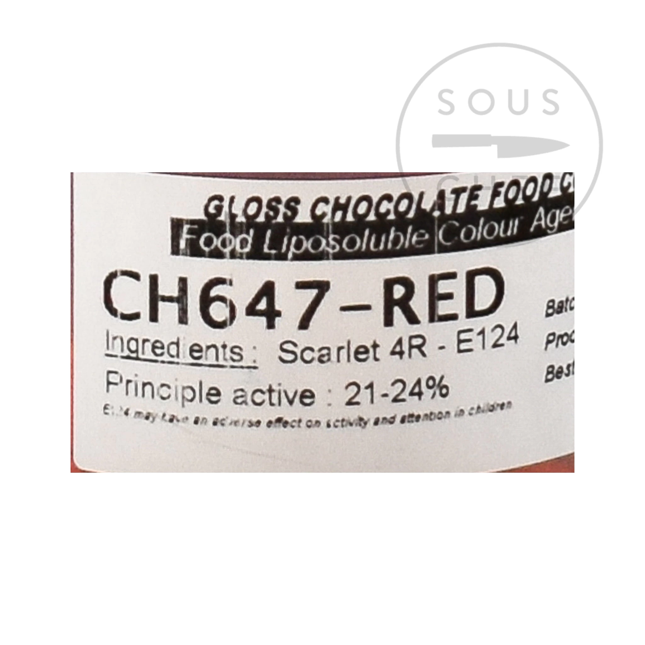 Red Gloss Food Colour For Chocolate 20g 2 Red Gloss Food Colour For Chocolate 20g - Image 2