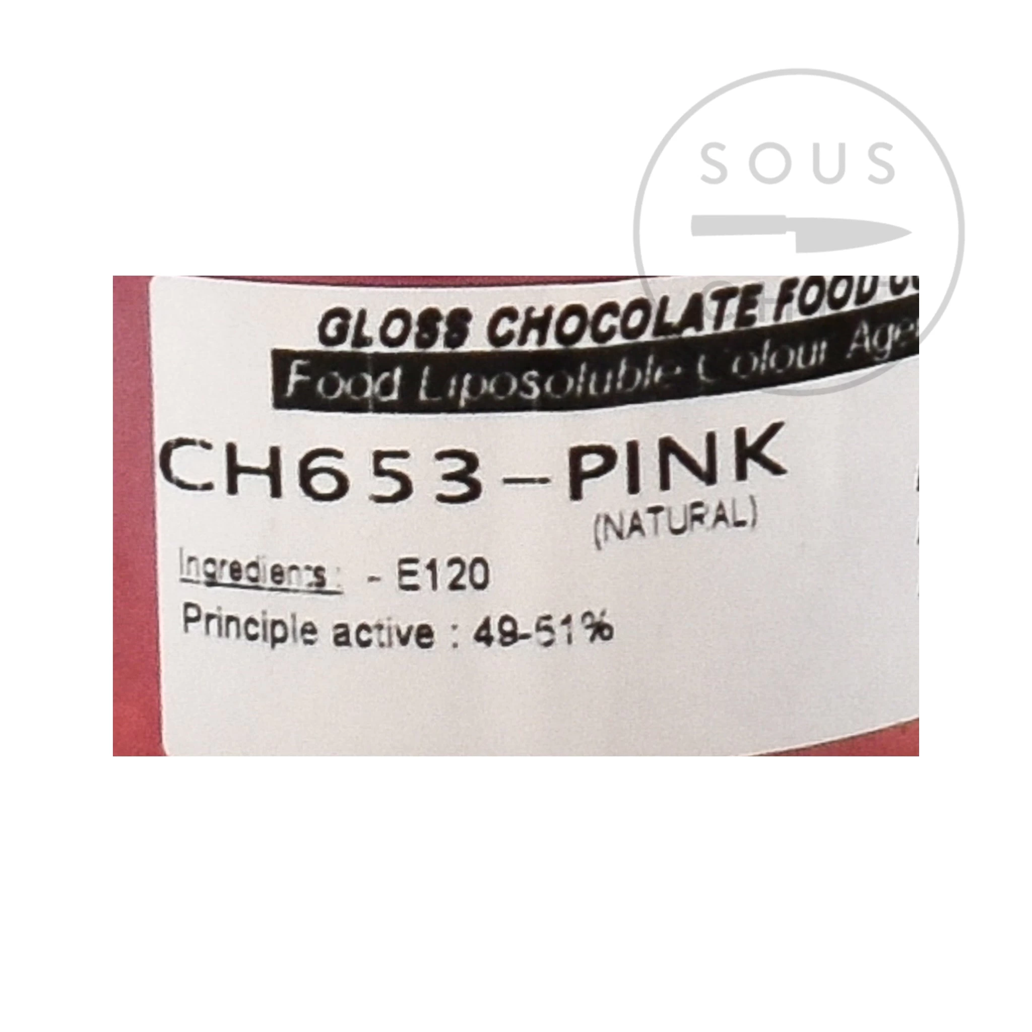 Natural Pink Gloss Food Colour For Chocolate 20g 2 Natural Pink Gloss Food Colour For Chocolate 20g - Image 2
