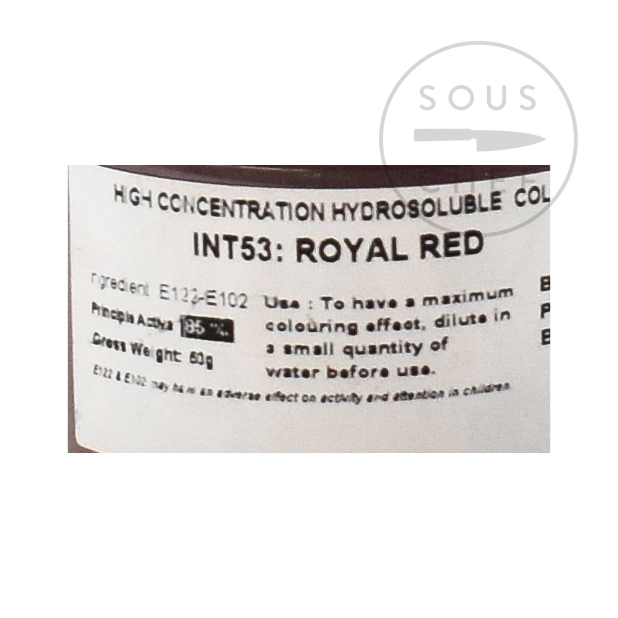 Intense Royal Red Food Colour 50g 2 Intense Royal Red Food Colour 50g - Image 2