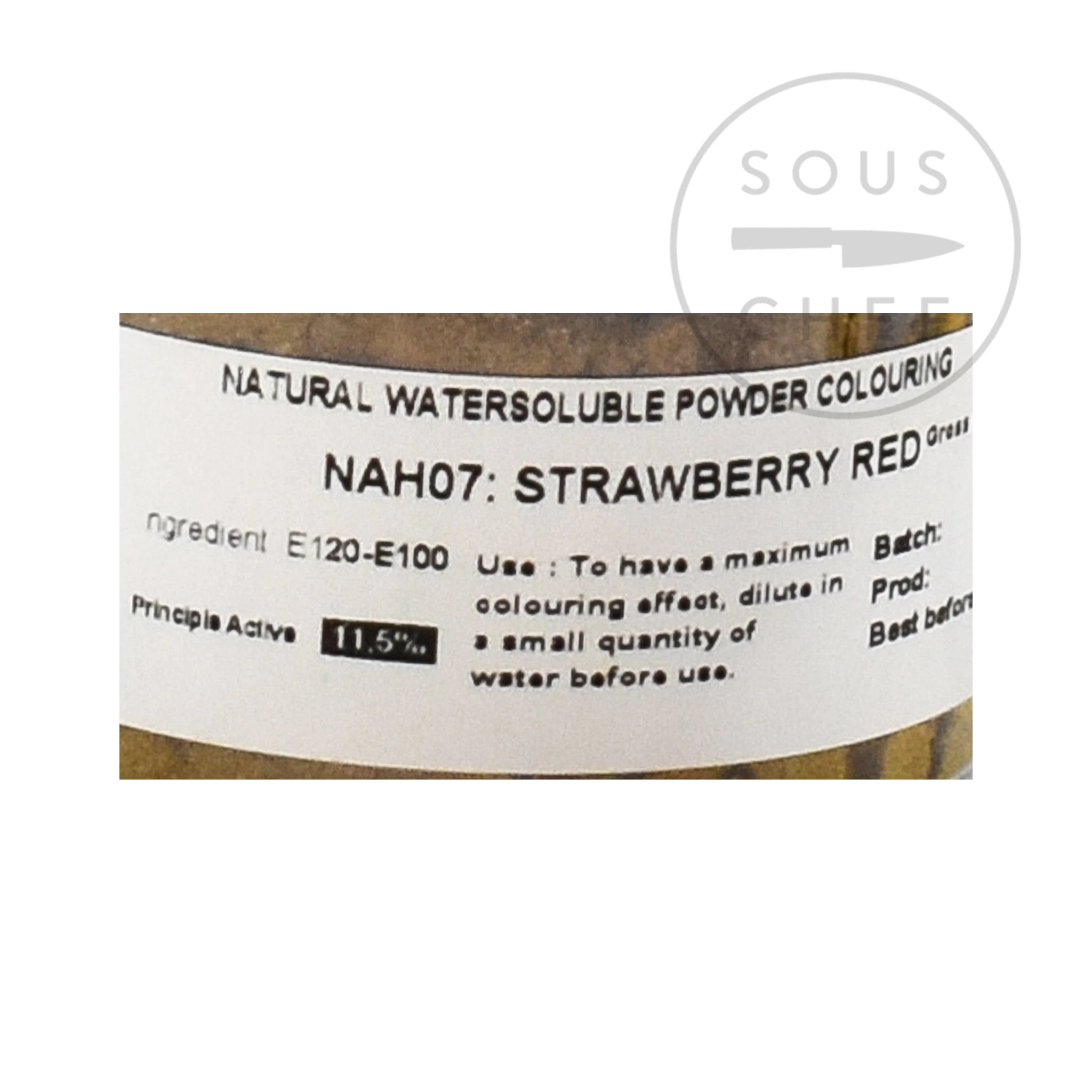 Professional Natural Strawberry-Red Food Colouring 50g 2 Professional Natural Strawberry-Red Food Colouring 50g - Image 2