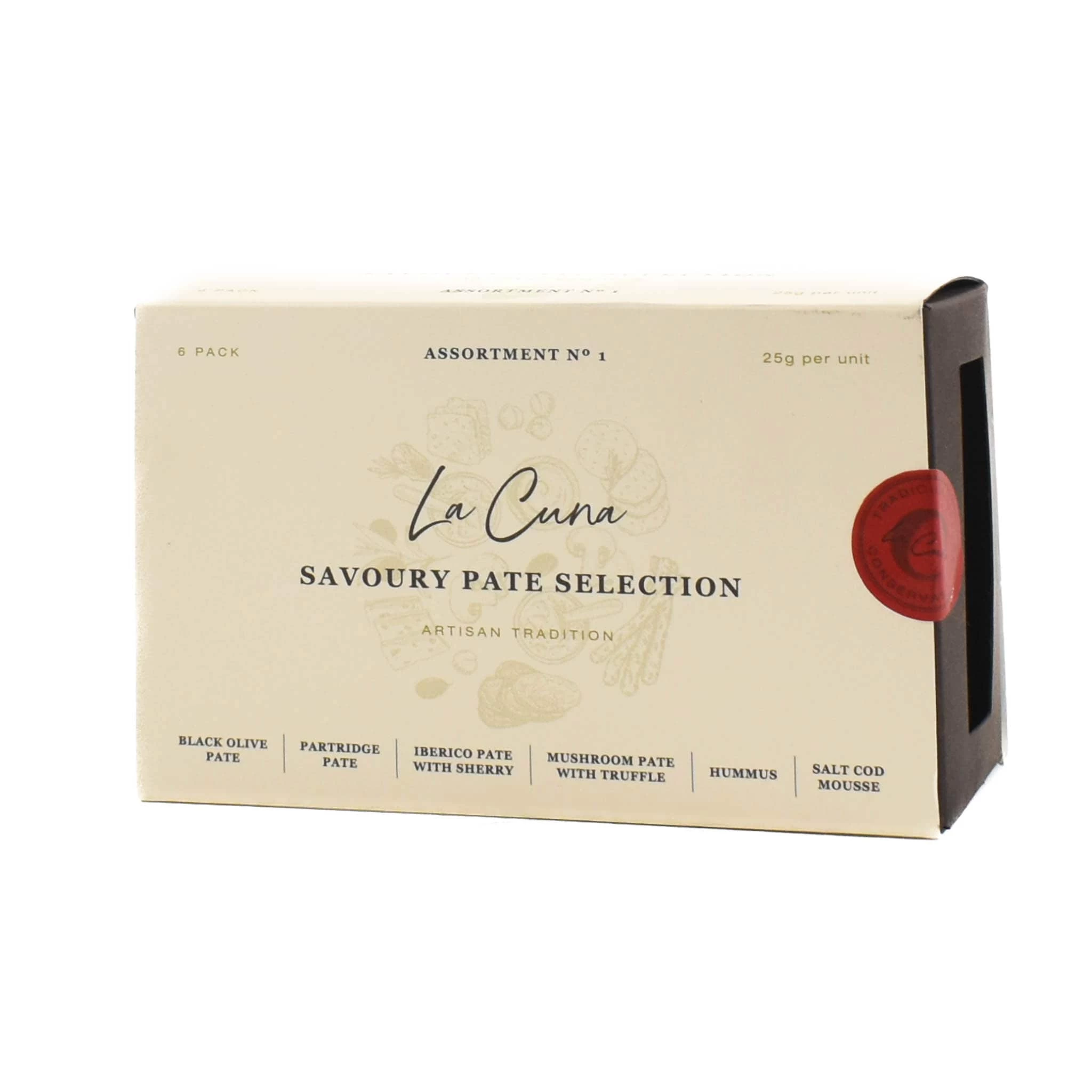 La Cuna Savoury Pate Selection, 6x25g 2 La Cuna Savoury Pate Selection, 6x25g - Image 2