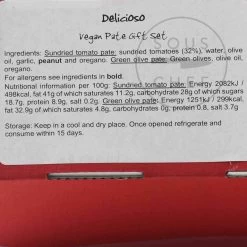 La Cuna Gourmet Vegan Pate Gift Set, 2x85g 5 La Cuna Gourmet Vegan Pate Gift Set, 2x85g -Sous Chef Kitchenware DL0172LaCunaGourmetVeganPateGiftSet 2x85gIngredients